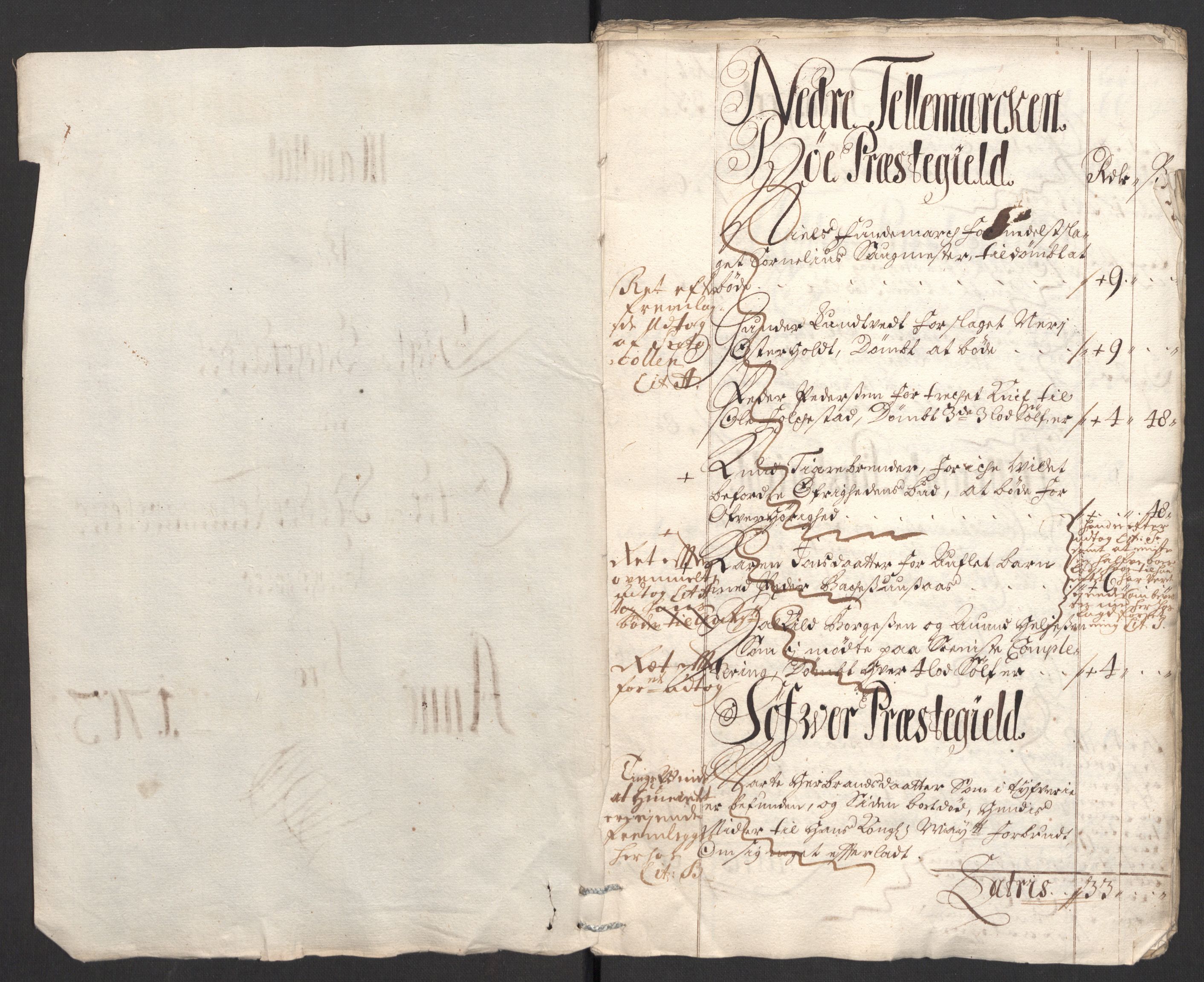 Rentekammeret inntil 1814, Reviderte regnskaper, Fogderegnskap, AV/RA-EA-4092/R36/L2108: Fogderegnskap Øvre og Nedre Telemark og Bamble, 1703, p. 39