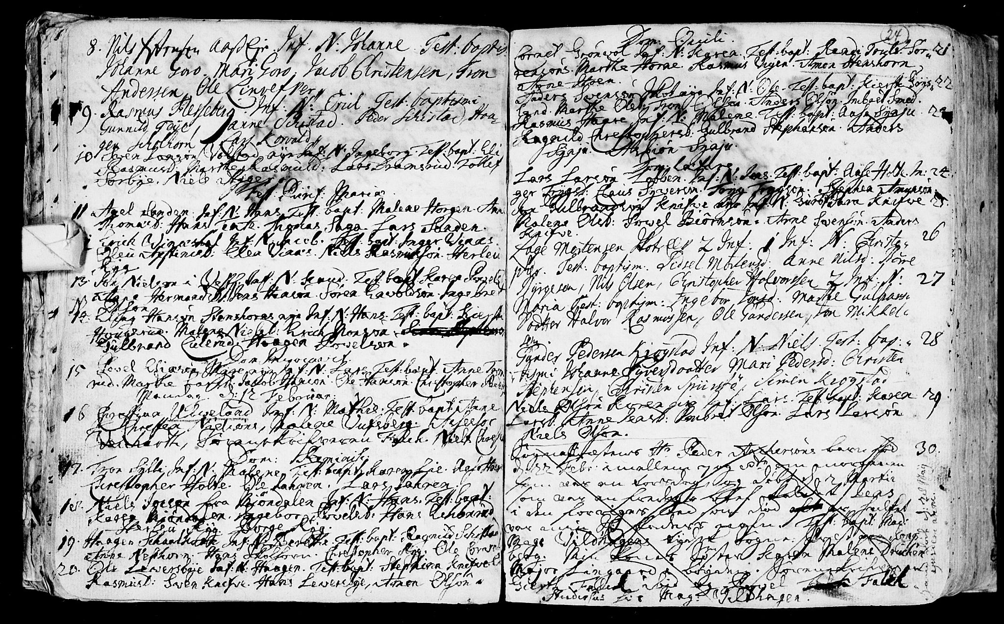 Eiker kirkebøker, AV/SAKO-A-4/F/Fa/L0003: Parish register (official) no. I 3, 1724-1753, p. 24