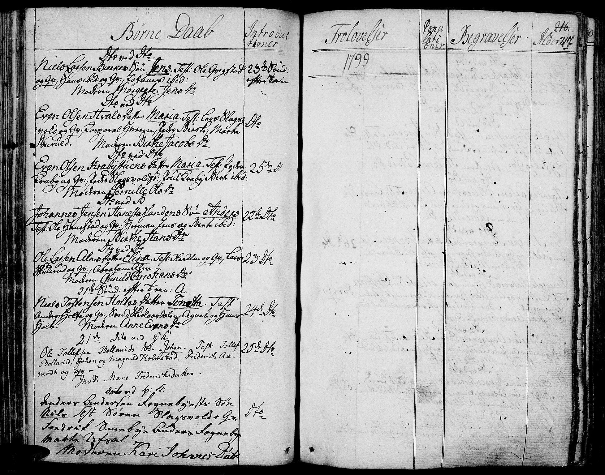 Toten prestekontor, SAH/PREST-102/H/Ha/Haa/L0007: Parish register (official) no. 7, 1794-1809, p. 217