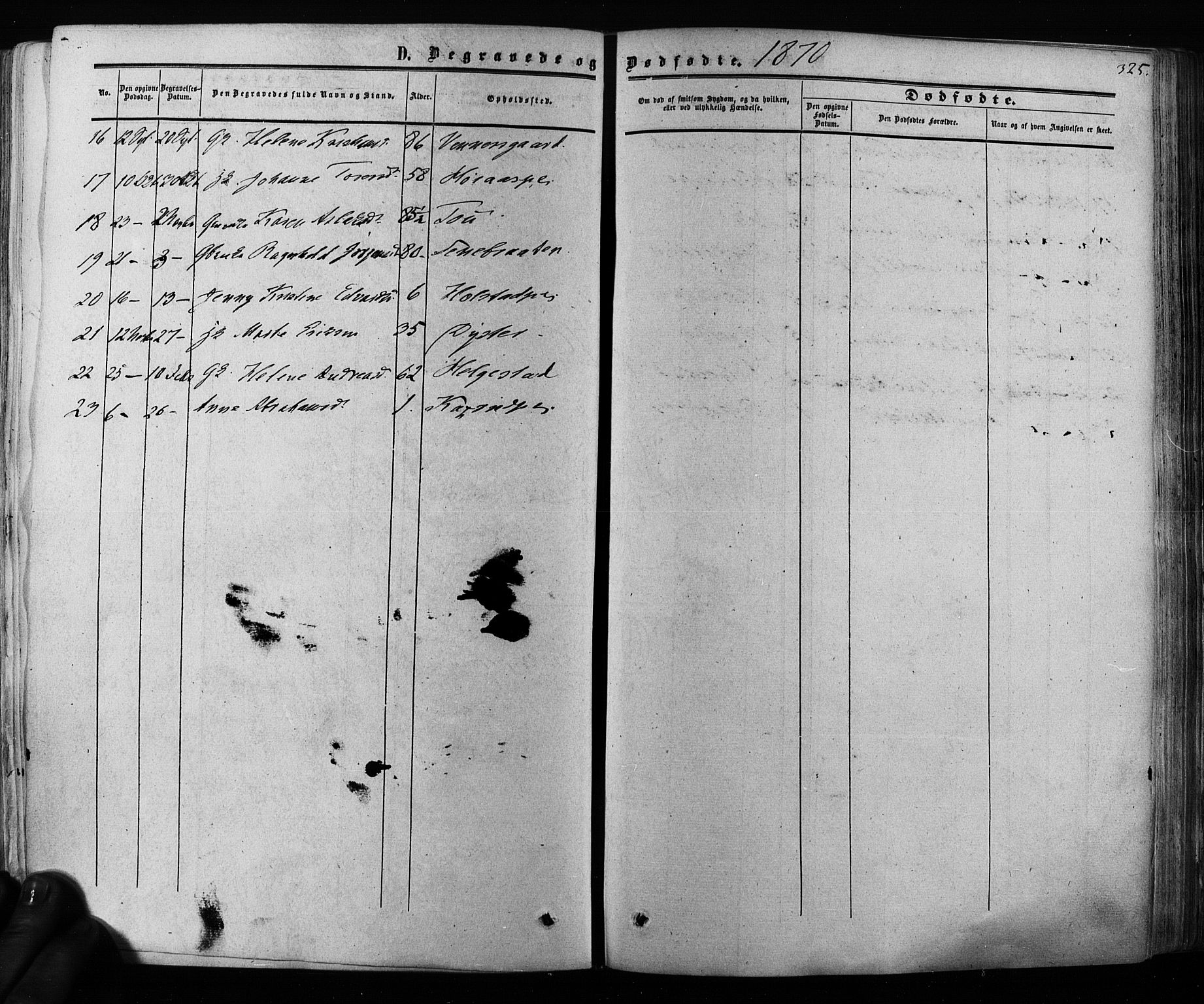 Ås prestekontor Kirkebøker, SAO/A-10894/F/Fa/L0007: Parish register (official) no. I 7, 1854-1870, p. 325