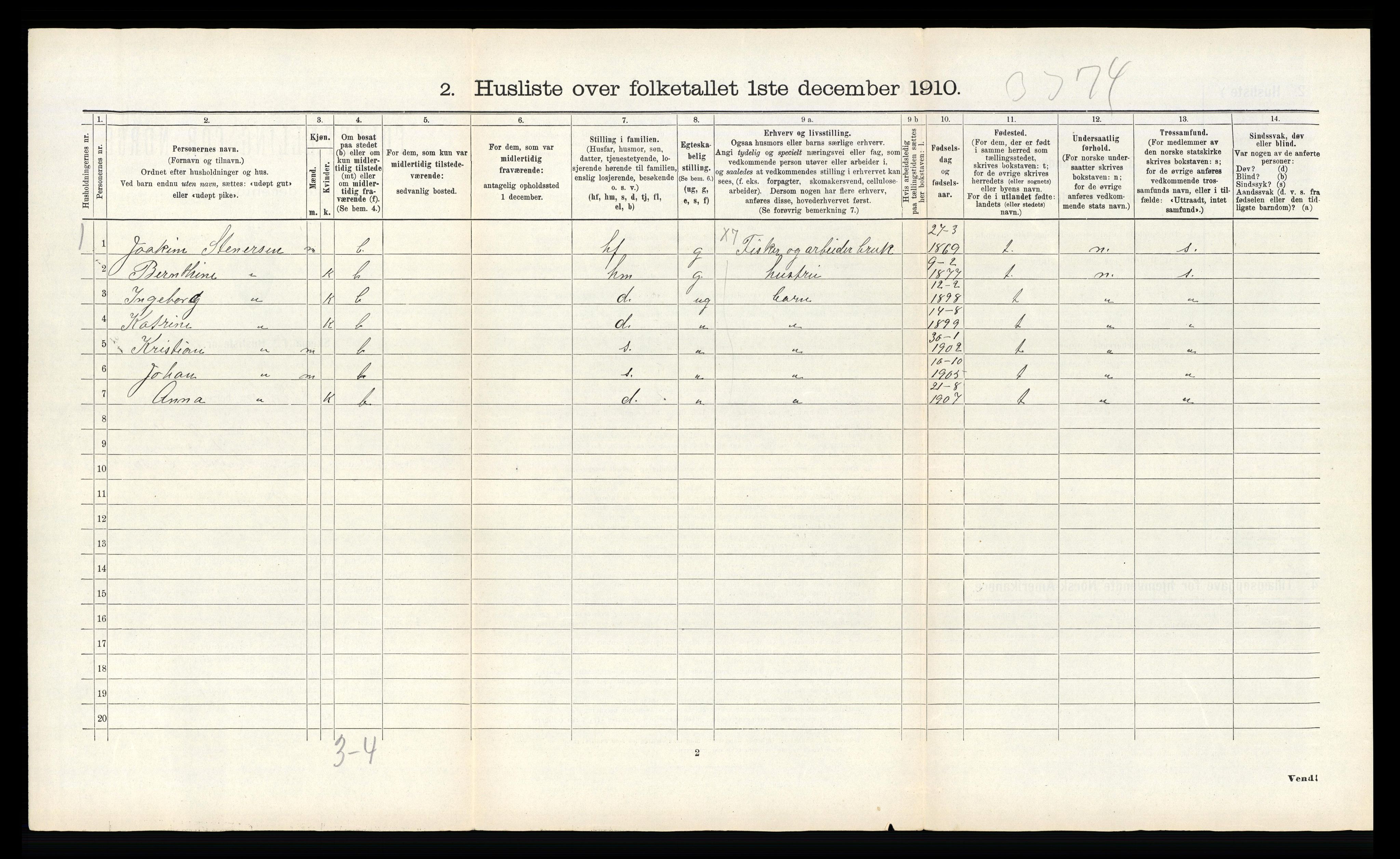 RA, 1910 census for Bodin, 1910, p. 1344