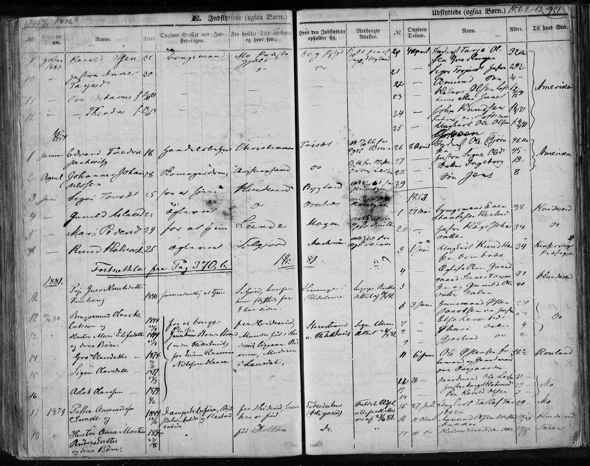 Lårdal kirkebøker, SAKO/A-284/F/Fa/L0006: Parish register (official) no. I 6, 1861-1886, p. 351