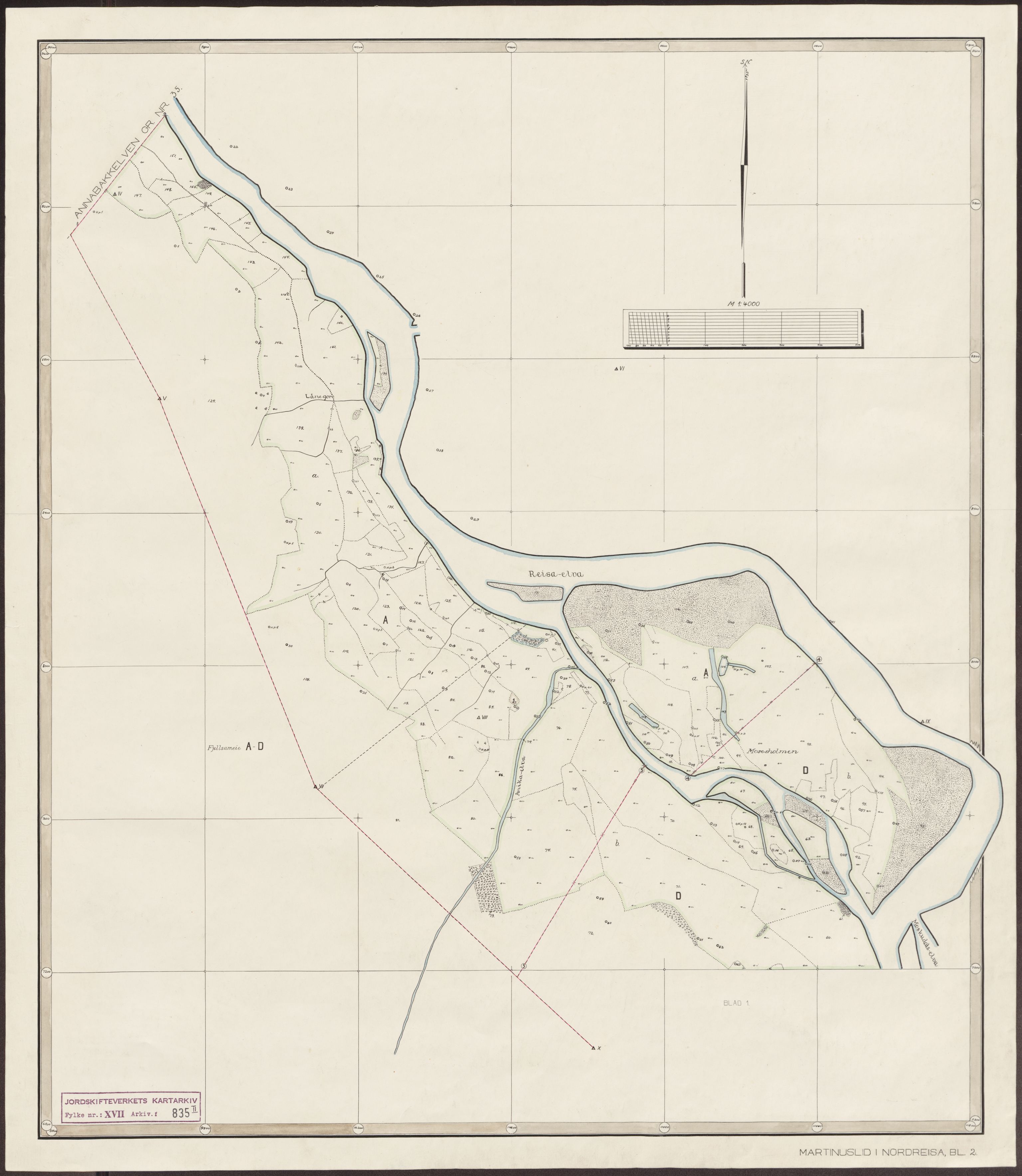 Jordskifteverkets kartarkiv, AV/RA-S-3929/T, 1859-1988, p. 991