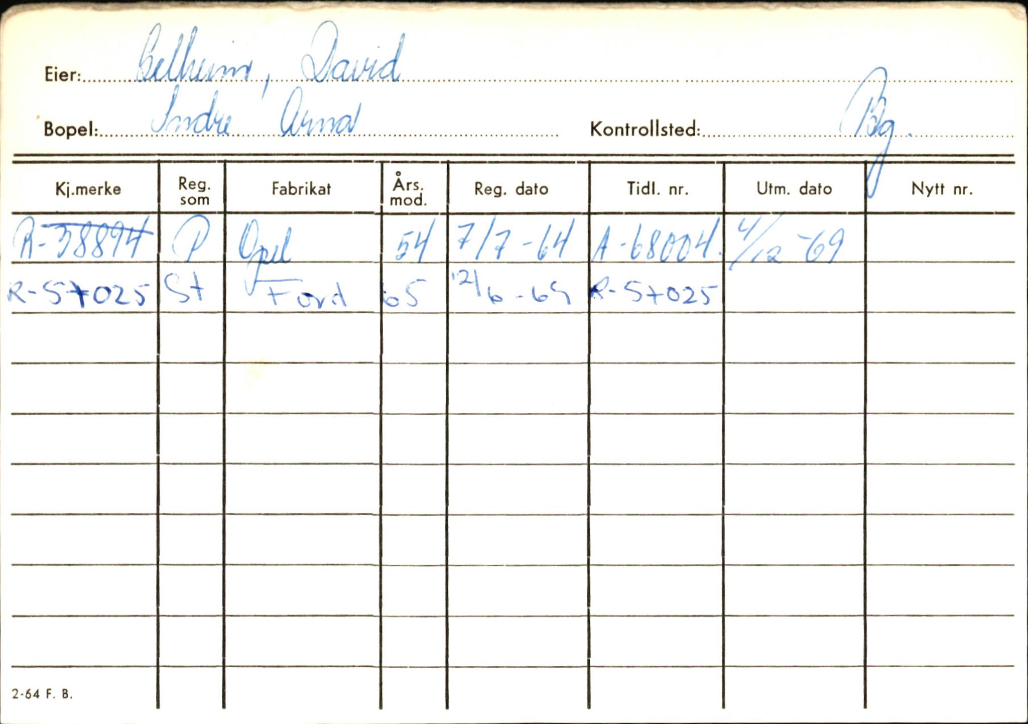 Statens vegvesen, Hordaland vegkontor, AV/SAB-A-5201/2/Ha/L0048: R-eierkort S, 1920-1971, p. 2