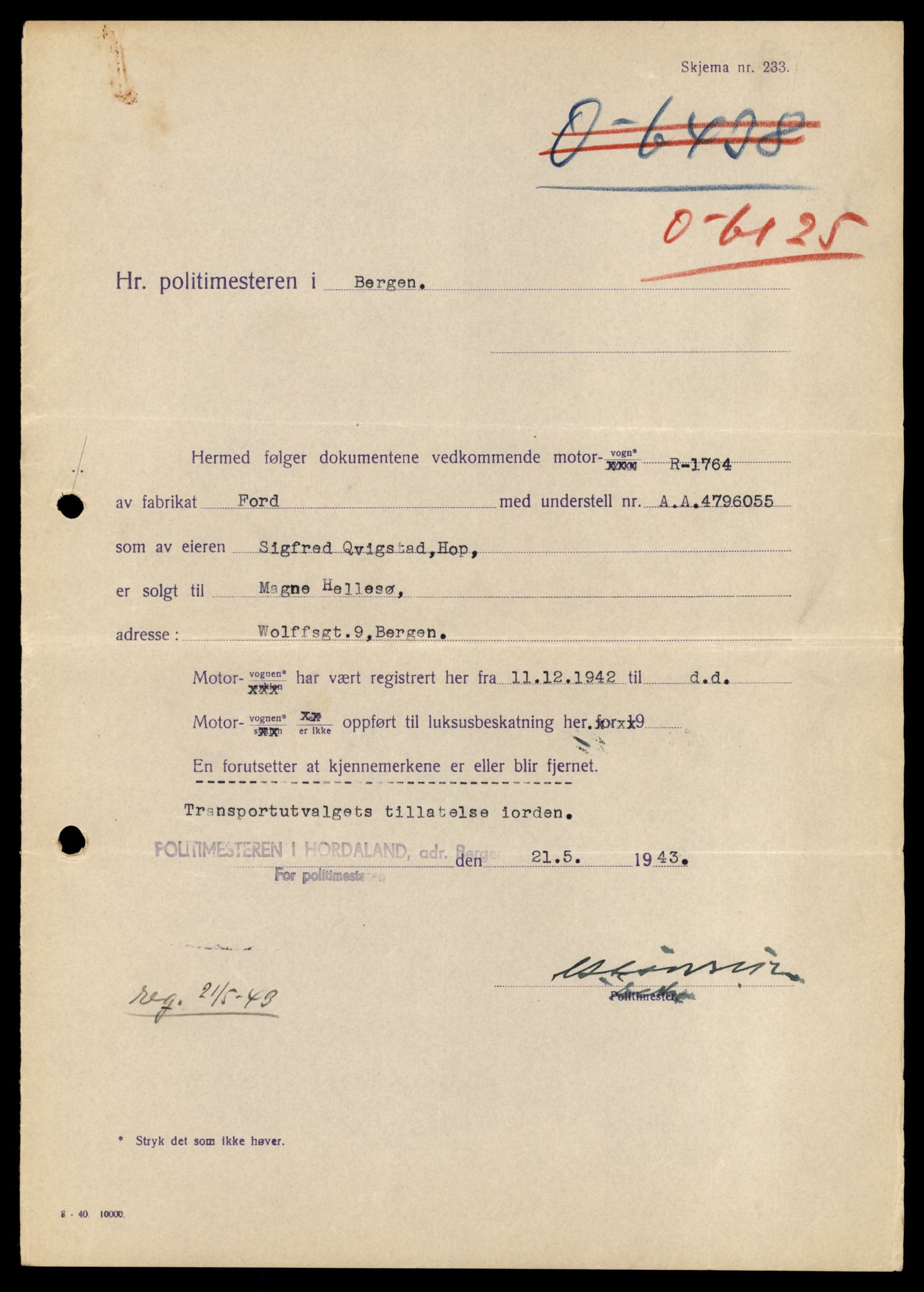 Møre og Romsdal vegkontor - Ålesund trafikkstasjon, AV/SAT-A-4099/F/Fe/L0035: Registreringskort for kjøretøy T 12653 - T 12829, 1927-1998, p. 2494