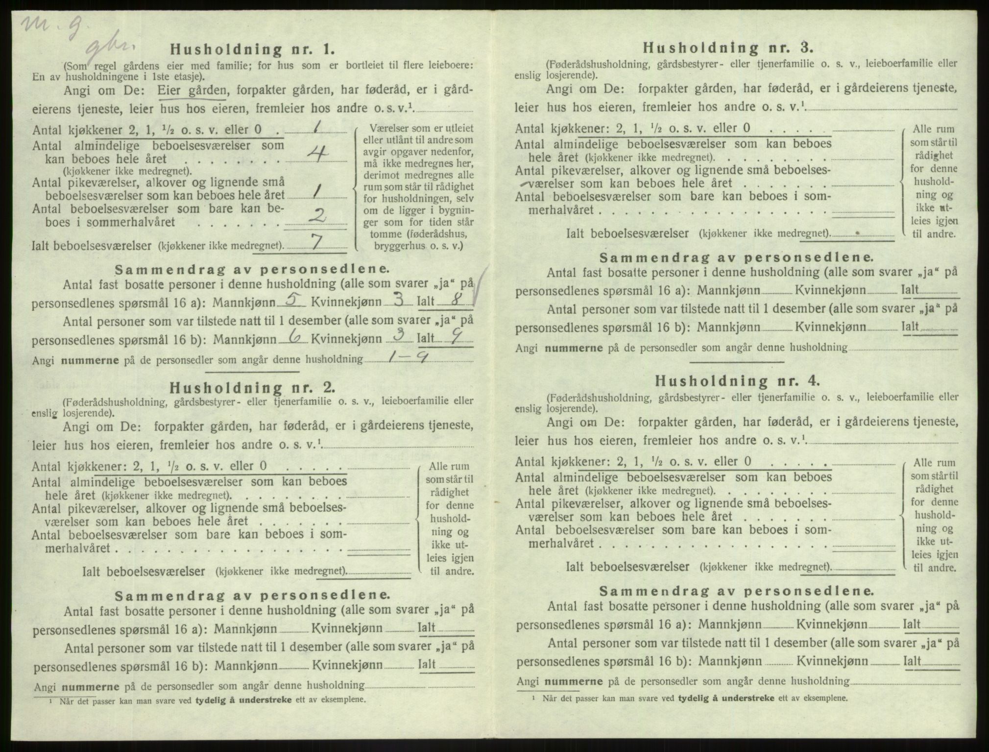 SAB, 1920 census for Askvoll, 1920, p. 550