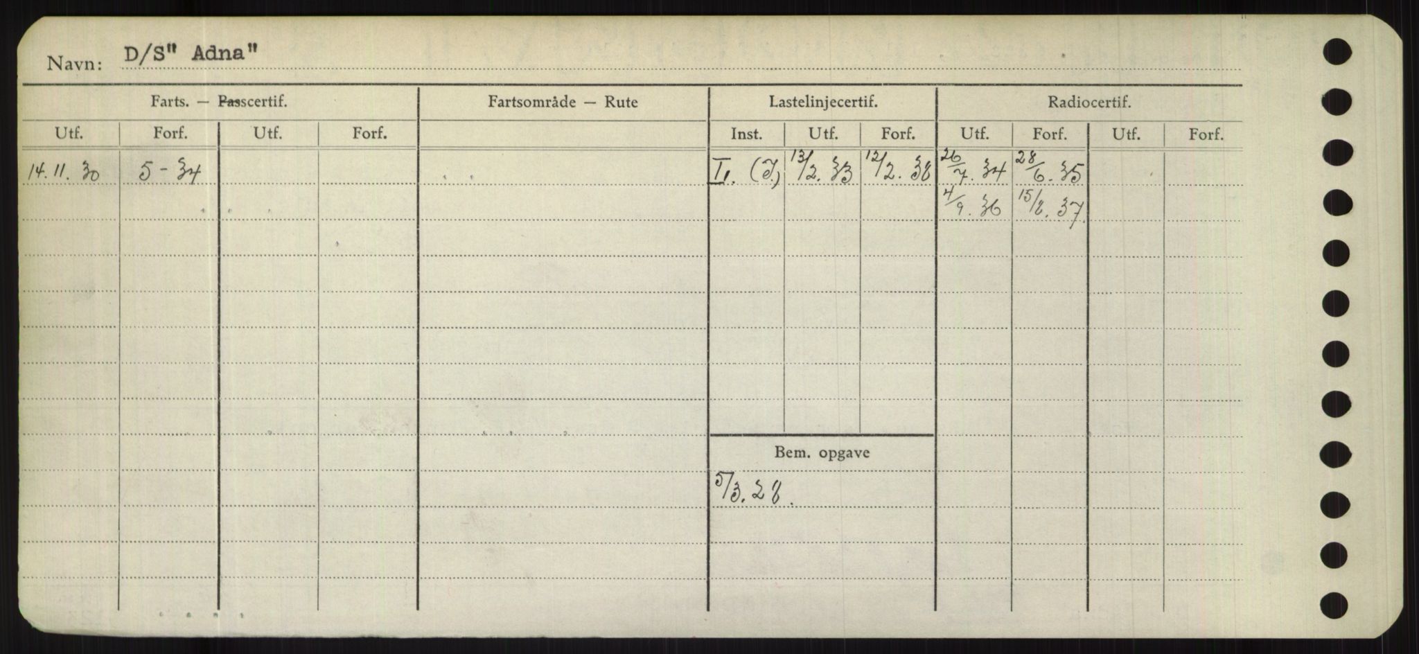 Sjøfartsdirektoratet med forløpere, Skipsmålingen, RA/S-1627/H/Hd/L0001: Fartøy, A-Anv, p. 94