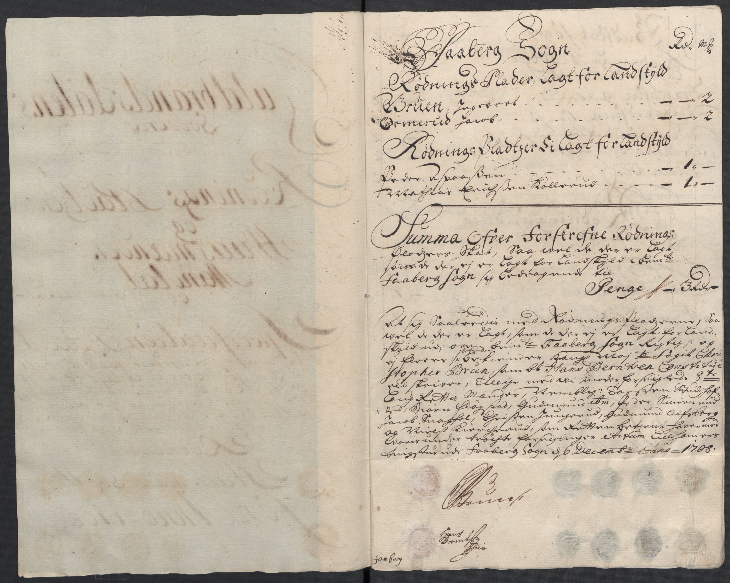 Rentekammeret inntil 1814, Reviderte regnskaper, Fogderegnskap, AV/RA-EA-4092/R17/L1179: Fogderegnskap Gudbrandsdal, 1708-1710, p. 32