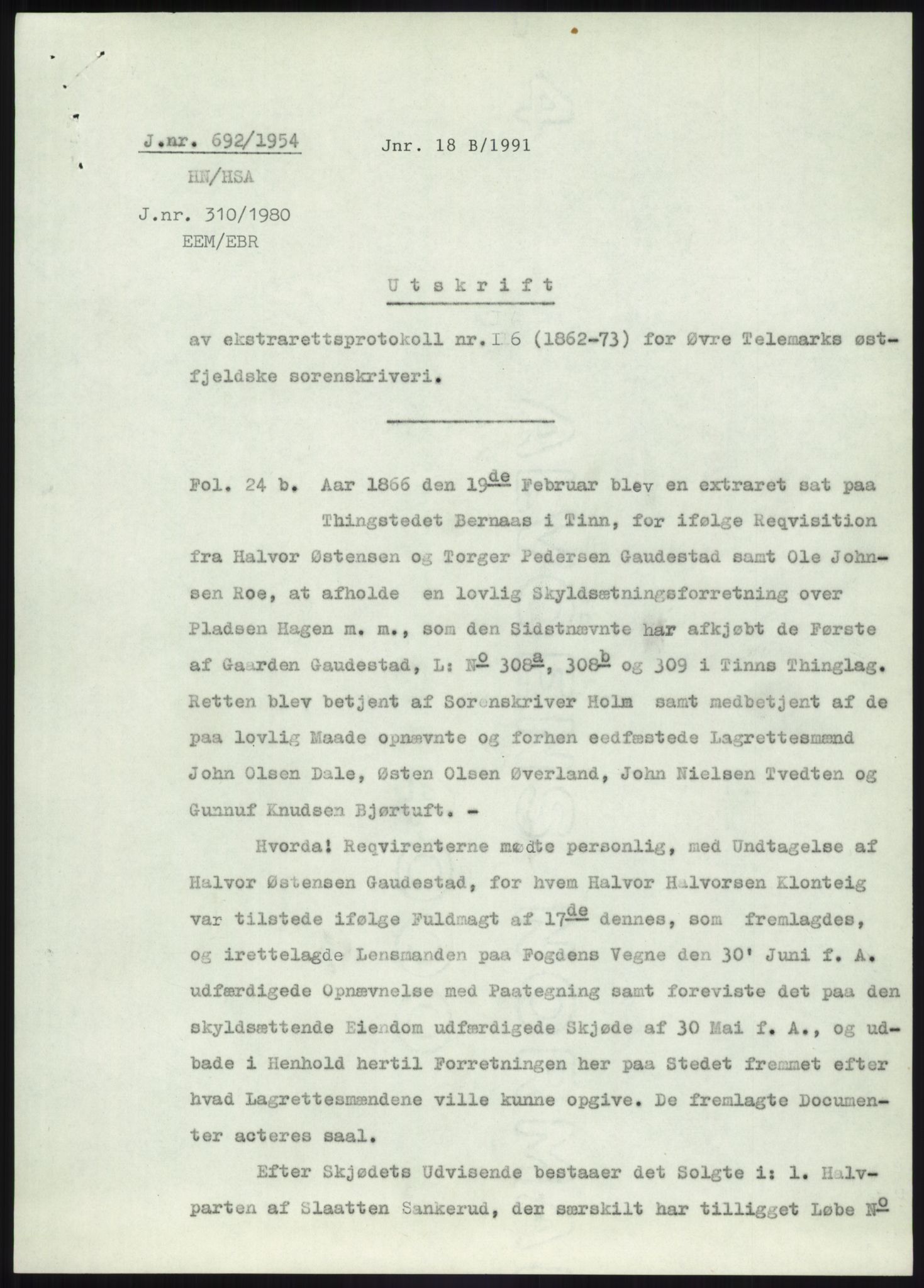 Statsarkivet i Kongsberg, SAKO/A-0001, 1944-1954, p. 329