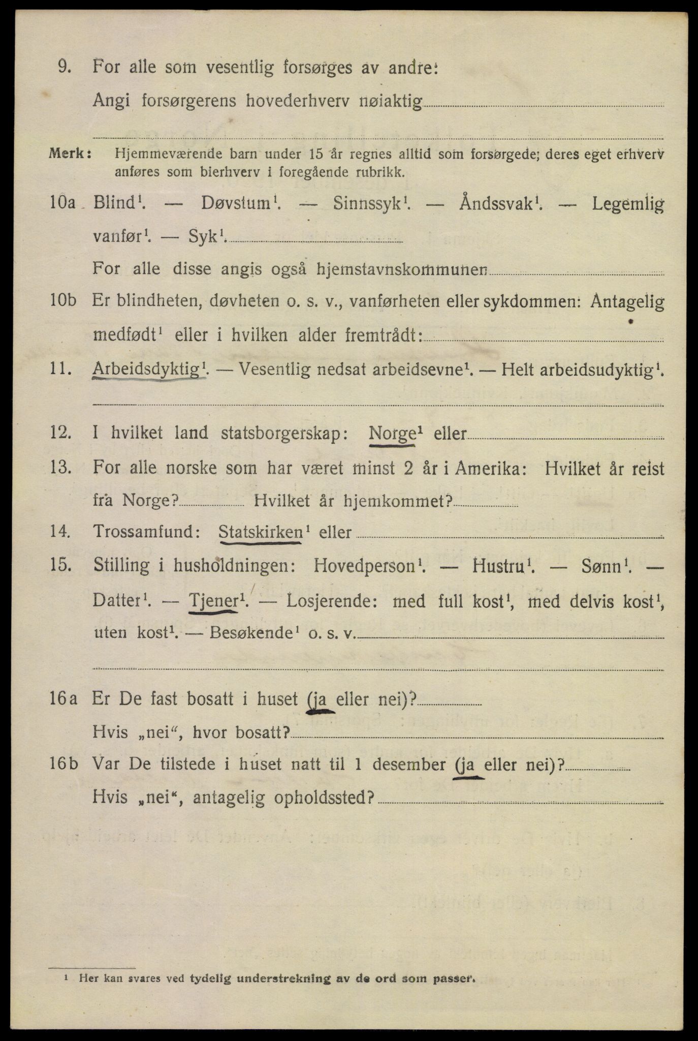 SAKO, 1920 census for Porsgrunn, 1920, p. 18942