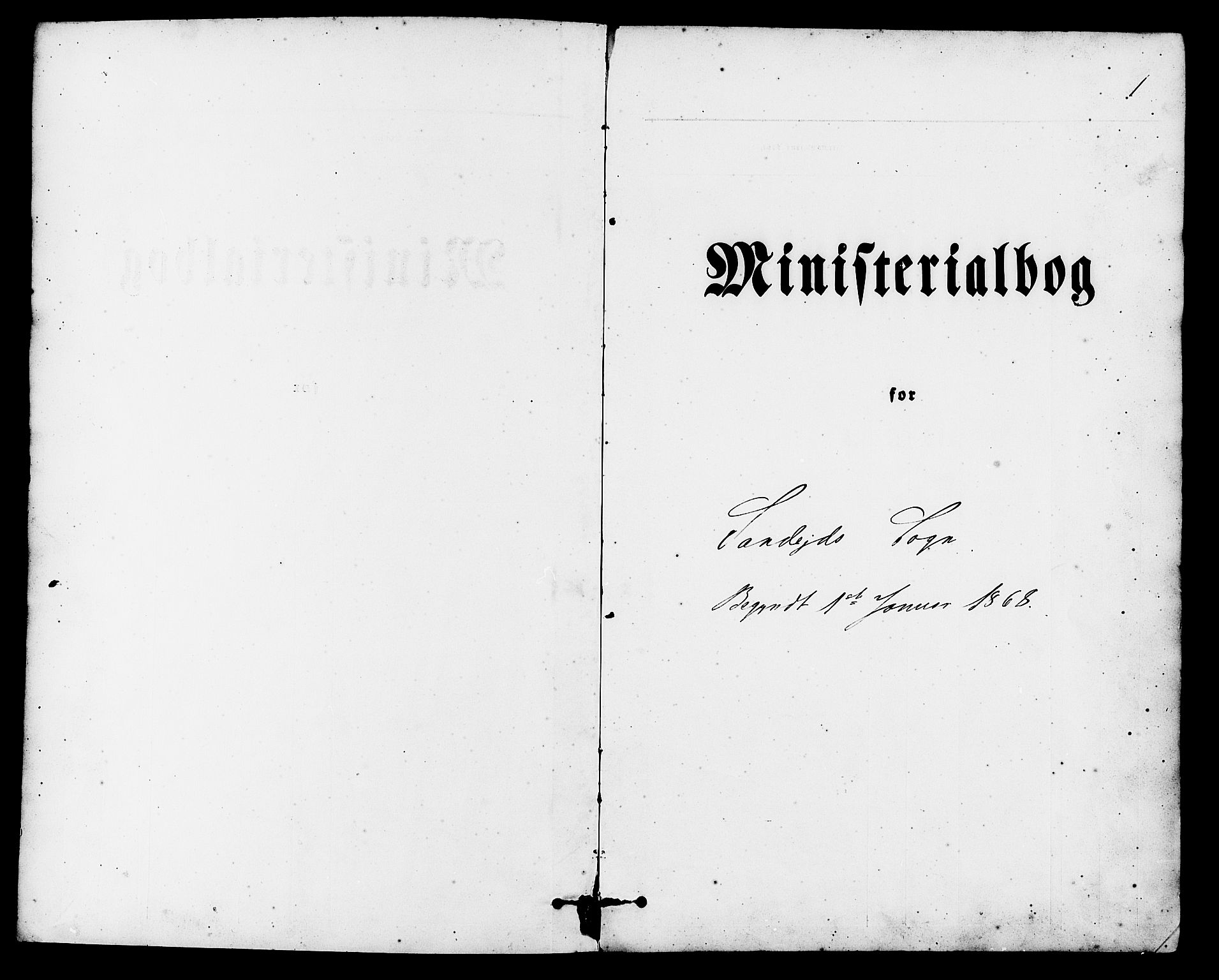 Vikedal sokneprestkontor, SAST/A-101840/01/IV: Parish register (official) no. A 8, 1868-1885, p. 1