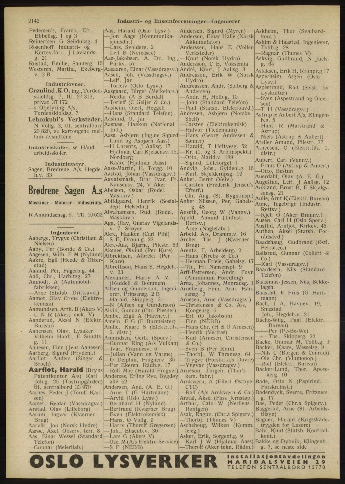 Kristiania/Oslo adressebok, PUBL/-, 1946, p. 2142
