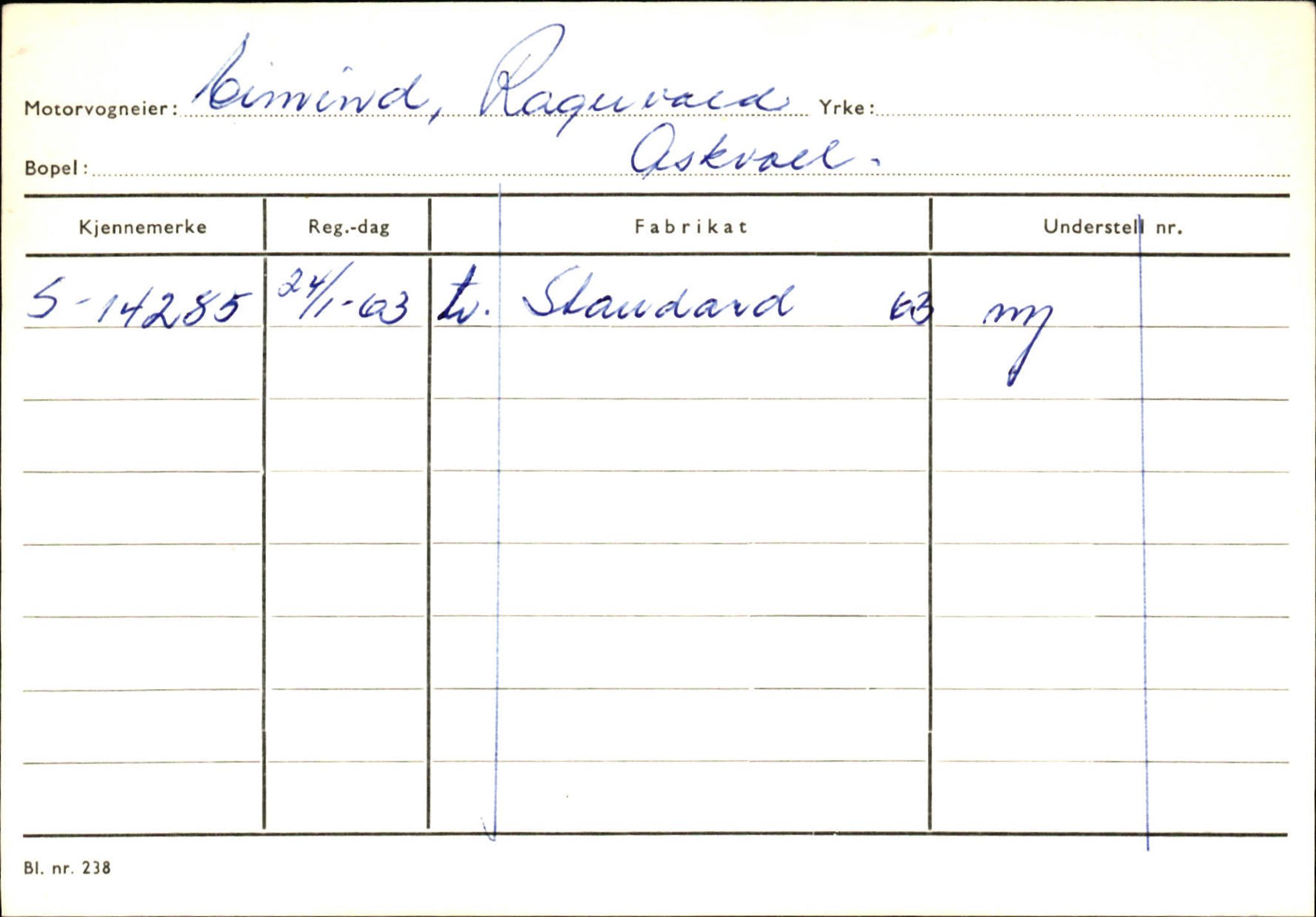 Statens vegvesen, Sogn og Fjordane vegkontor, AV/SAB-A-5301/4/F/L0132: Eigarregister Askvoll A-Å. Balestrand A-Å, 1945-1975, p. 193