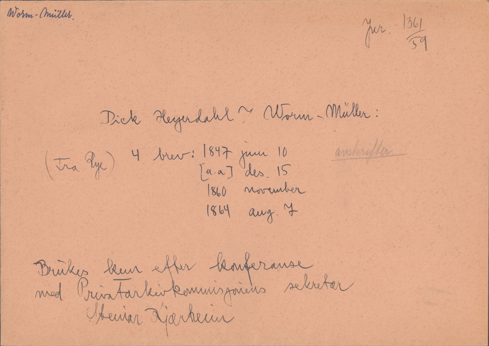 Samlinger til kildeutgivelse, Amerikabrevene, RA/EA-4057/F/L0024: Innlån fra Telemark: Gunleiksrud - Willard, 1838-1914, p. 103