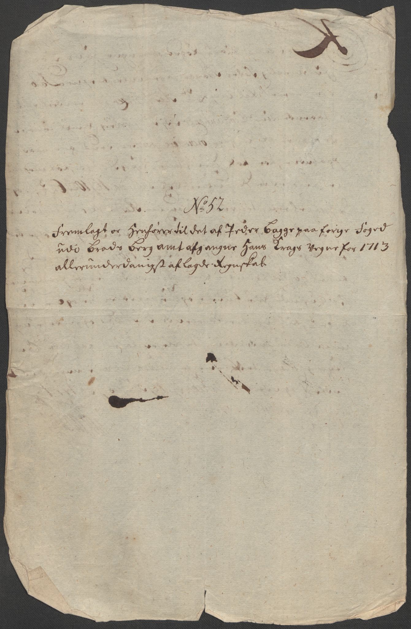 Rentekammeret inntil 1814, Reviderte regnskaper, Fogderegnskap, AV/RA-EA-4092/R36/L2125: Fogderegnskap Øvre og Nedre Telemark og Bamble, 1713, p. 288