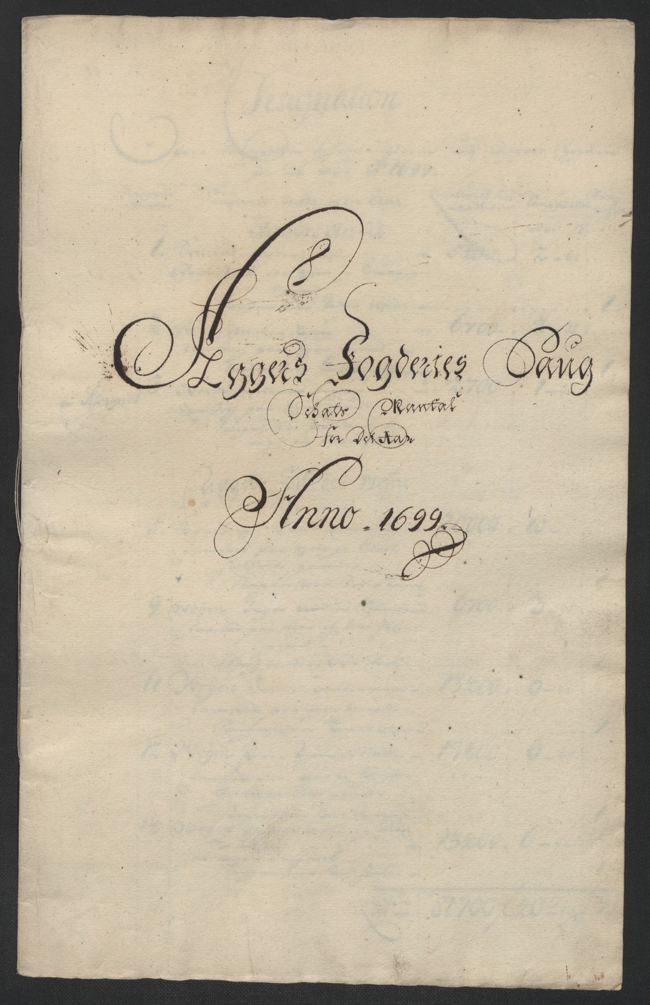 Rentekammeret inntil 1814, Reviderte regnskaper, Fogderegnskap, AV/RA-EA-4092/R10/L0442: Fogderegnskap Aker og Follo, 1699, p. 198