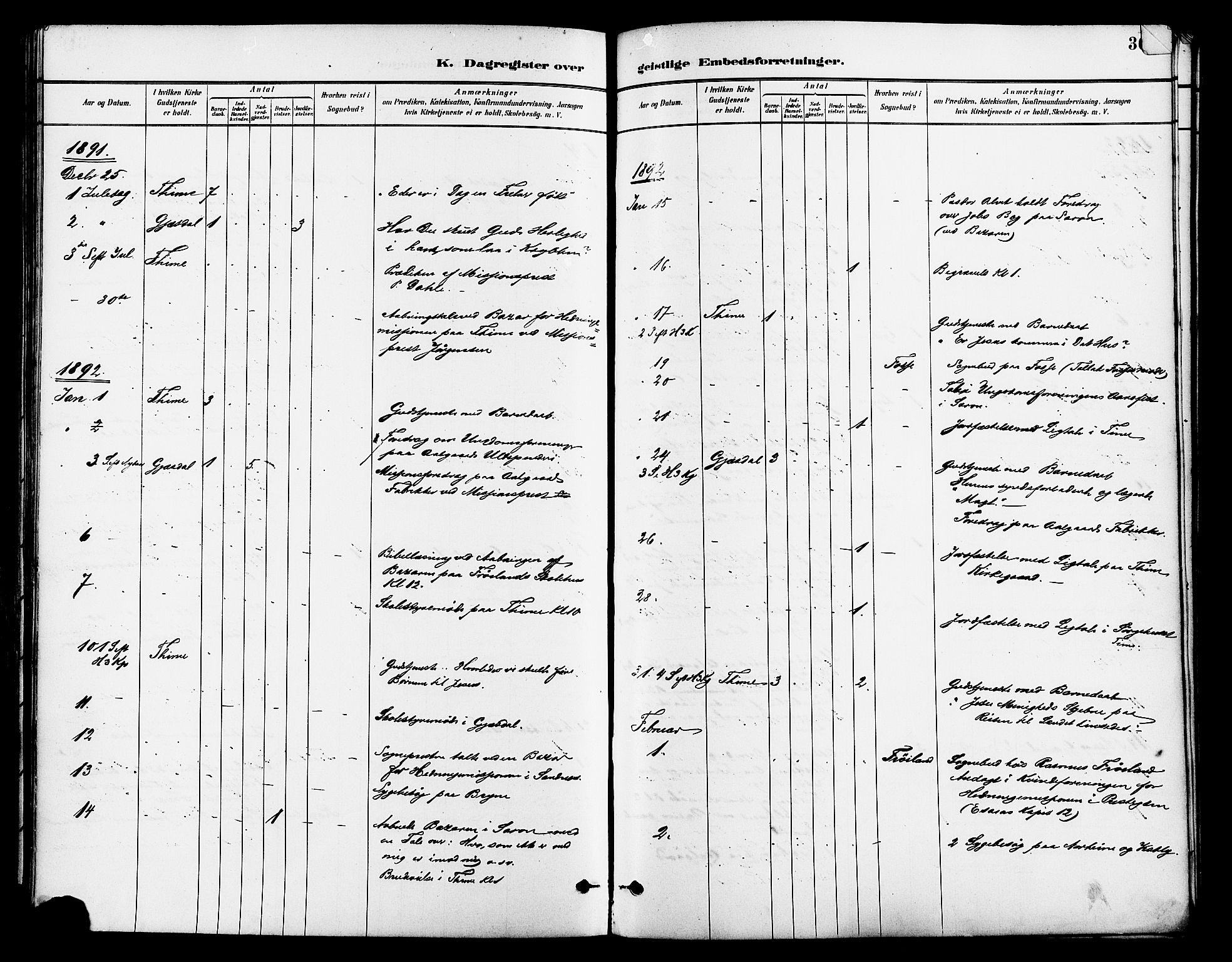 Lye sokneprestkontor, SAST/A-101794/001/30BA/L0009: Parish register (official) no. A 8, 1881-1892, p. 360
