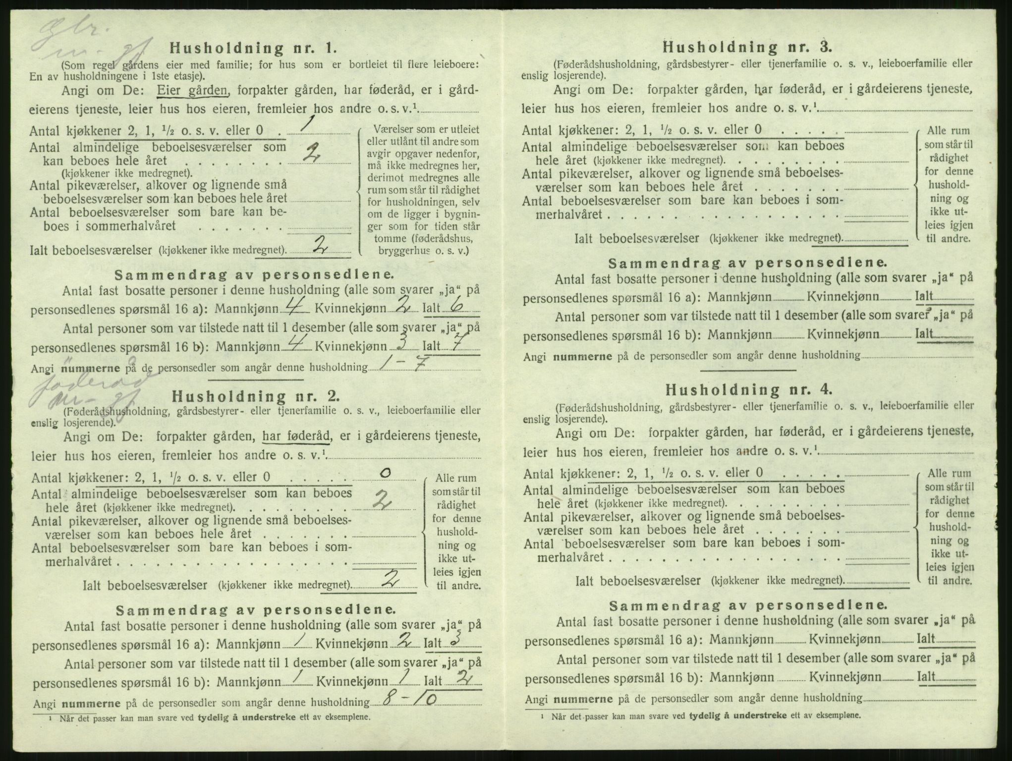 SAT, 1920 census for Hjørundfjord, 1920, p. 478