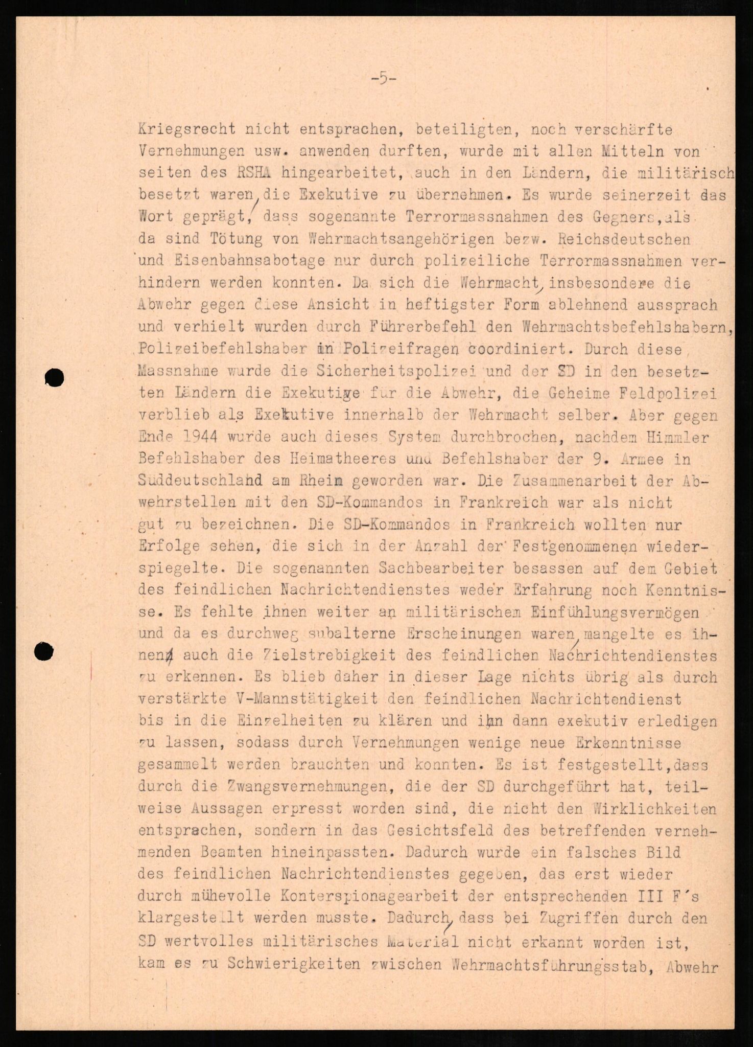 Forsvaret, Forsvarets overkommando II, AV/RA-RAFA-3915/D/Db/L0009: CI Questionaires. Tyske okkupasjonsstyrker i Norge. Tyskere., 1945-1946, p. 121