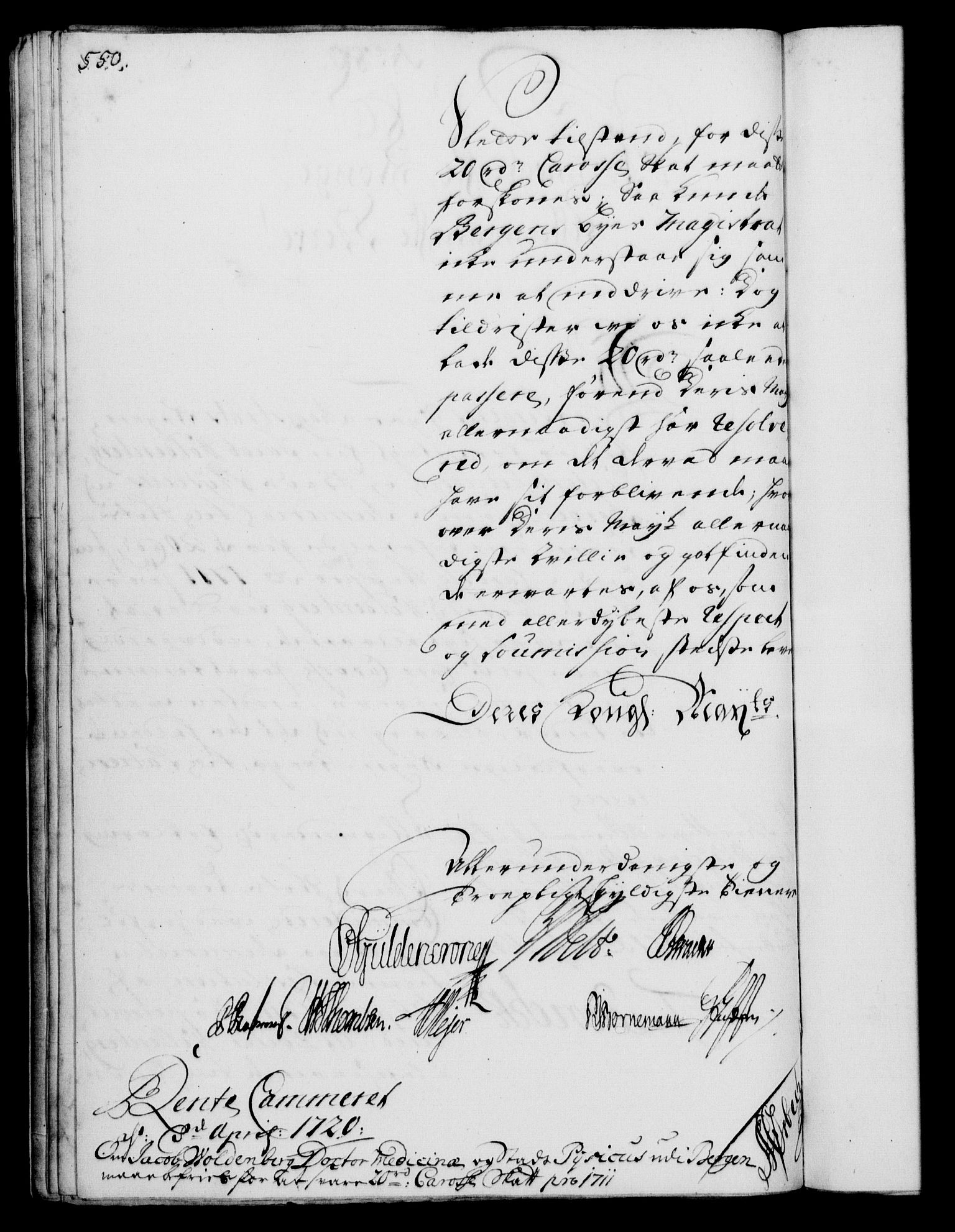 Rentekammeret, Kammerkanselliet, AV/RA-EA-3111/G/Gf/Gfa/L0002: Norsk relasjons- og resolusjonsprotokoll (merket RK 52.2), 1720, p. 533