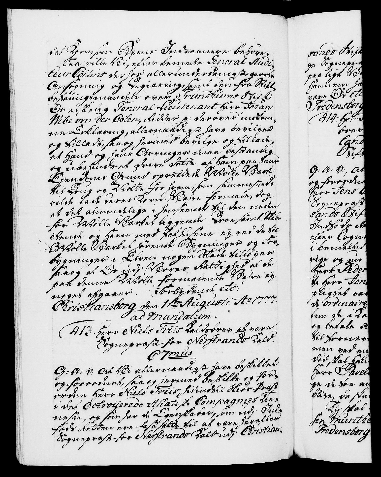 Danske Kanselli 1572-1799, AV/RA-EA-3023/F/Fc/Fca/Fcaa/L0047: Norske registre, 1776-1778, p. 568b