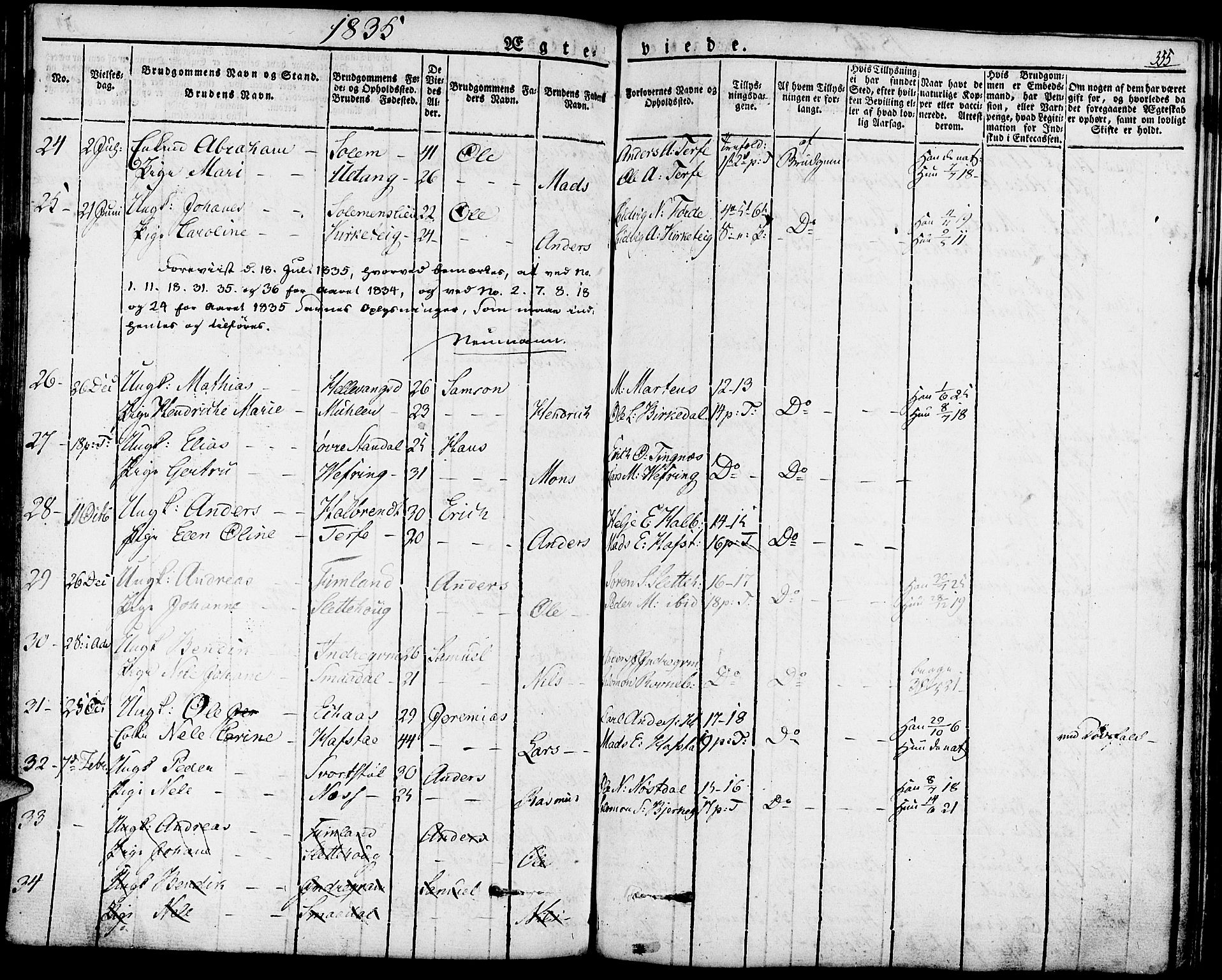 Førde sokneprestembete, AV/SAB-A-79901/H/Haa/Haaa/L0006: Parish register (official) no. A 6, 1821-1842, p. 355