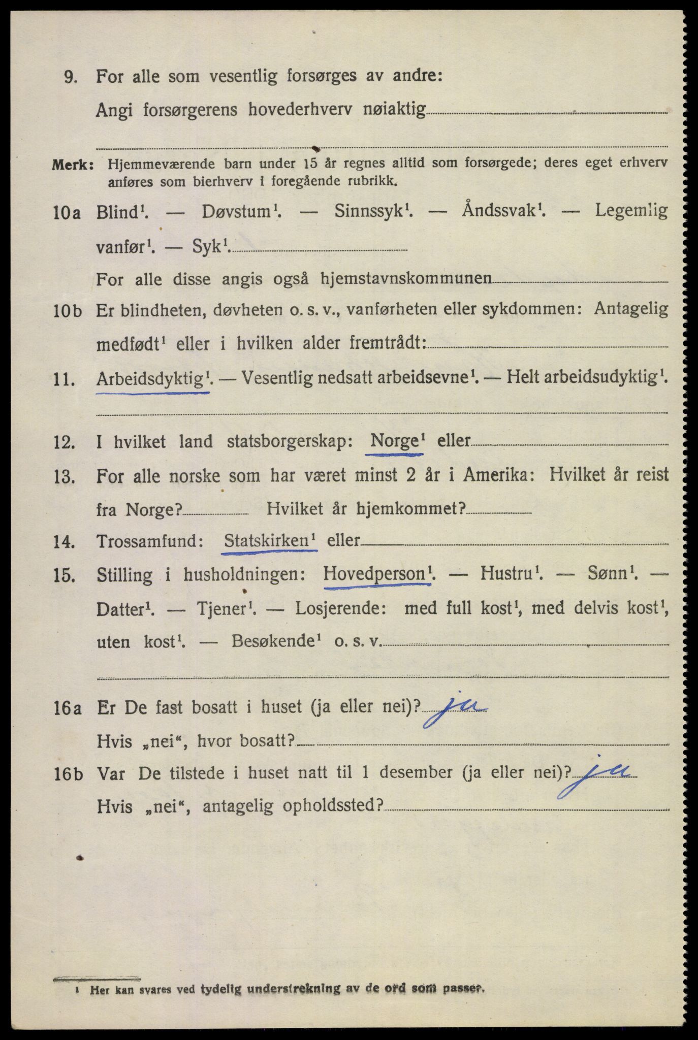SAKO, 1920 census for Andebu, 1920, p. 2815