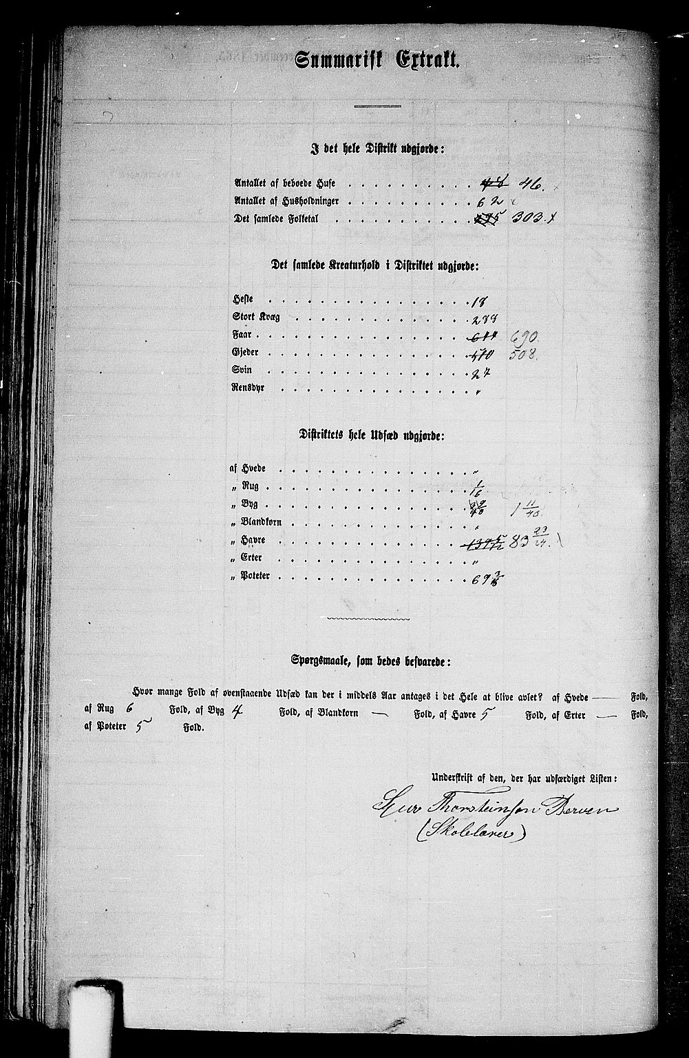 RA, 1865 census for Kvinnherad, 1865, p. 71