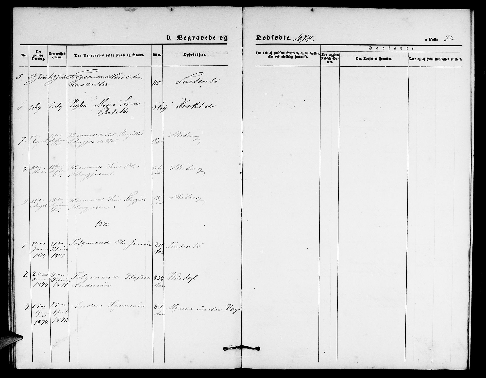 Vikedal sokneprestkontor, AV/SAST-A-101840/01/V: Parish register (copy) no. B 4, 1868-1890, p. 82