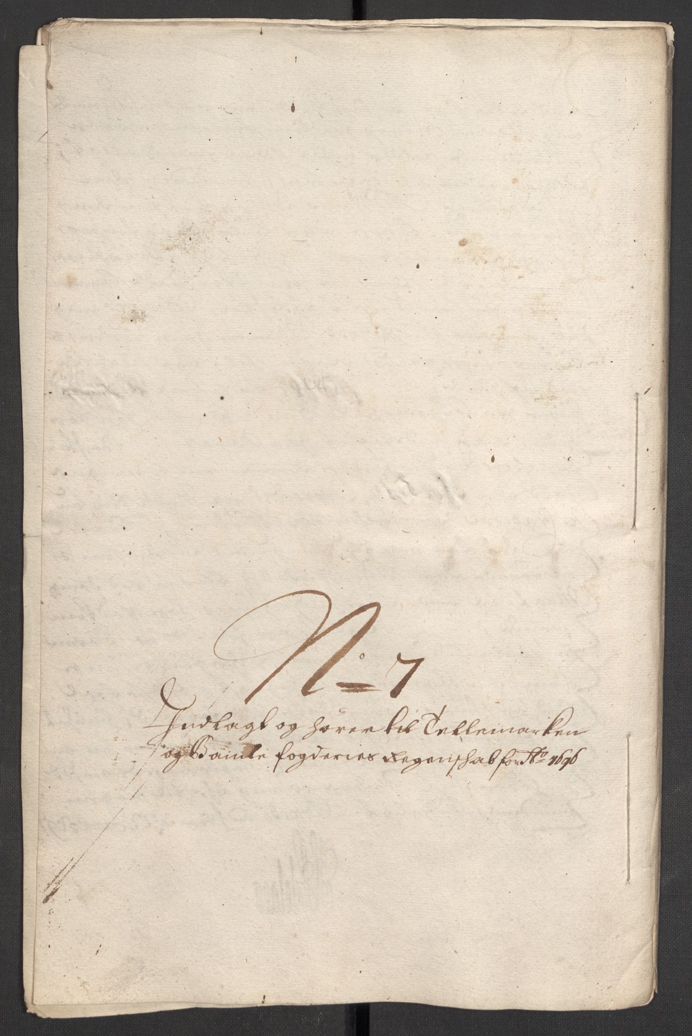 Rentekammeret inntil 1814, Reviderte regnskaper, Fogderegnskap, AV/RA-EA-4092/R36/L2095: Fogderegnskap Øvre og Nedre Telemark og Bamble, 1696, p. 50