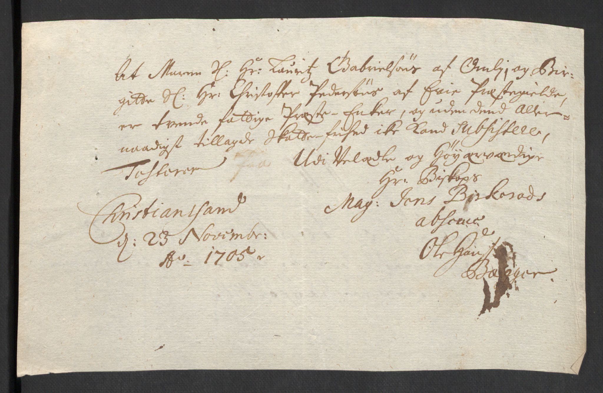 Rentekammeret inntil 1814, Reviderte regnskaper, Fogderegnskap, AV/RA-EA-4092/R40/L2447: Fogderegnskap Råbyggelag, 1703-1705, p. 402