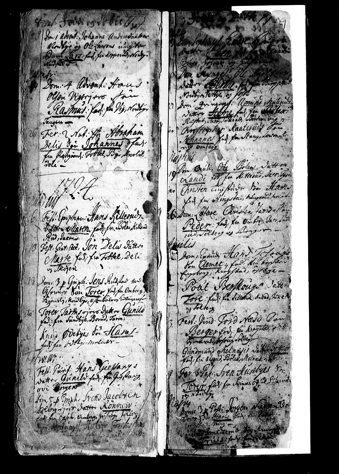 Enebakk prestekontor Kirkebøker, SAO/A-10171c/F/Fa/L0001: Parish register (official) no. I 1, 1719-1754, p. 8-9
