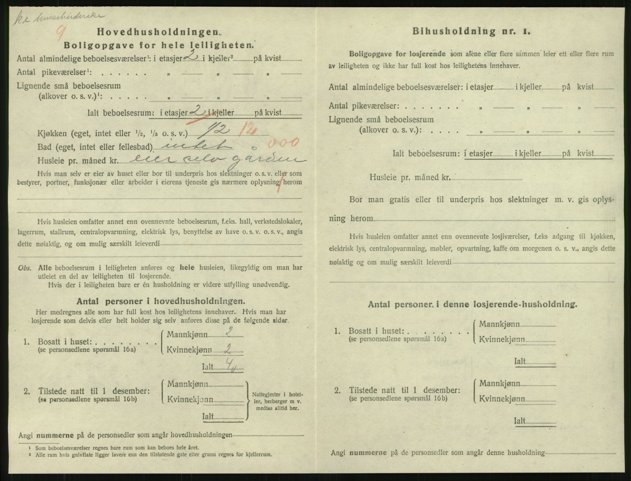 SAT, 1920 census for Namsos, 1920, p. 1544