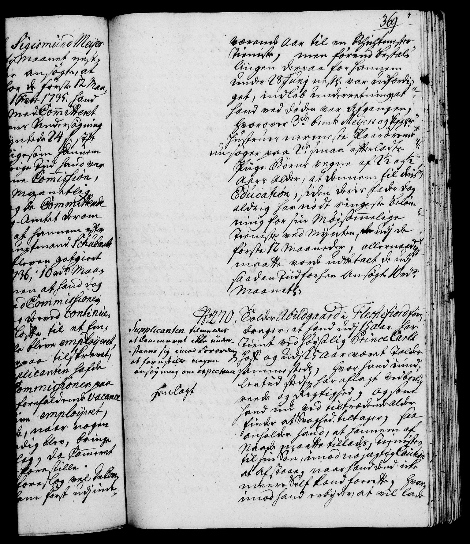 Rentekammeret, Kammerkanselliet, RA/EA-3111/G/Gh/Gha/L0020: Norsk ekstraktmemorialprotokoll (merket RK 53.65), 1738-1739, p. 369