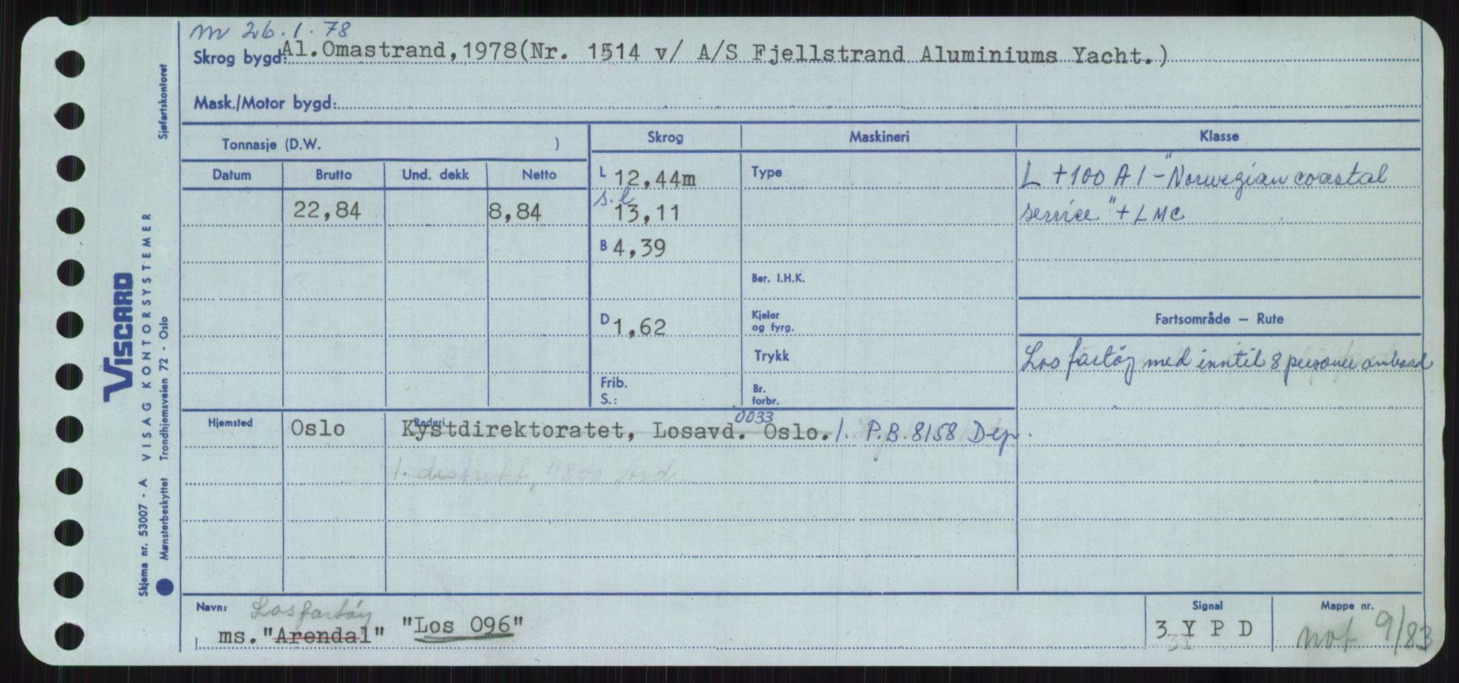 Sjøfartsdirektoratet med forløpere, Skipsmålingen, RA/S-1627/H/Ha/L0003/0002: Fartøy, Hilm-Mar / Fartøy, Kom-Mar, p. 635