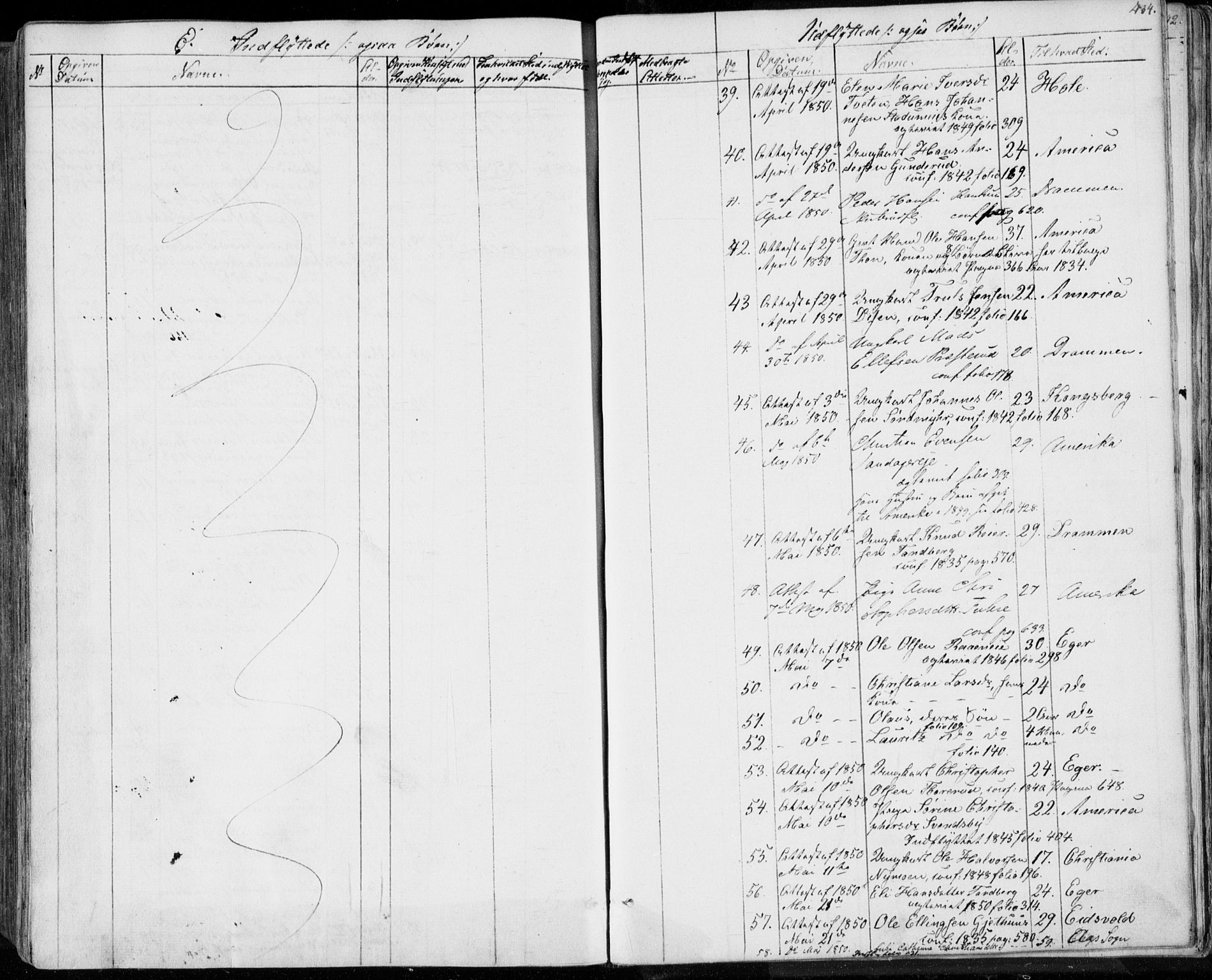 Modum kirkebøker, AV/SAKO-A-234/F/Fa/L0007: Parish register (official) no. 7, 1841-1850, p. 434