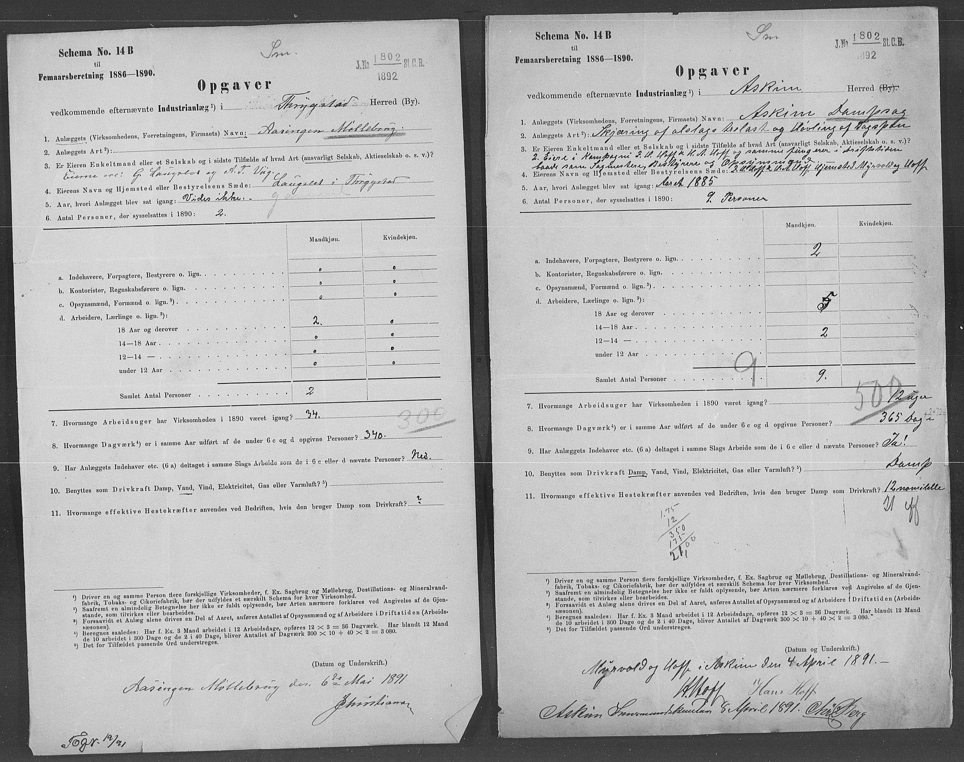 Statistisk sentralbyrå, Næringsøkonomiske emner, Generelt - Amtmennenes femårsberetninger, AV/RA-S-2233/F/Fa/L0074: --, 1890, p. 218