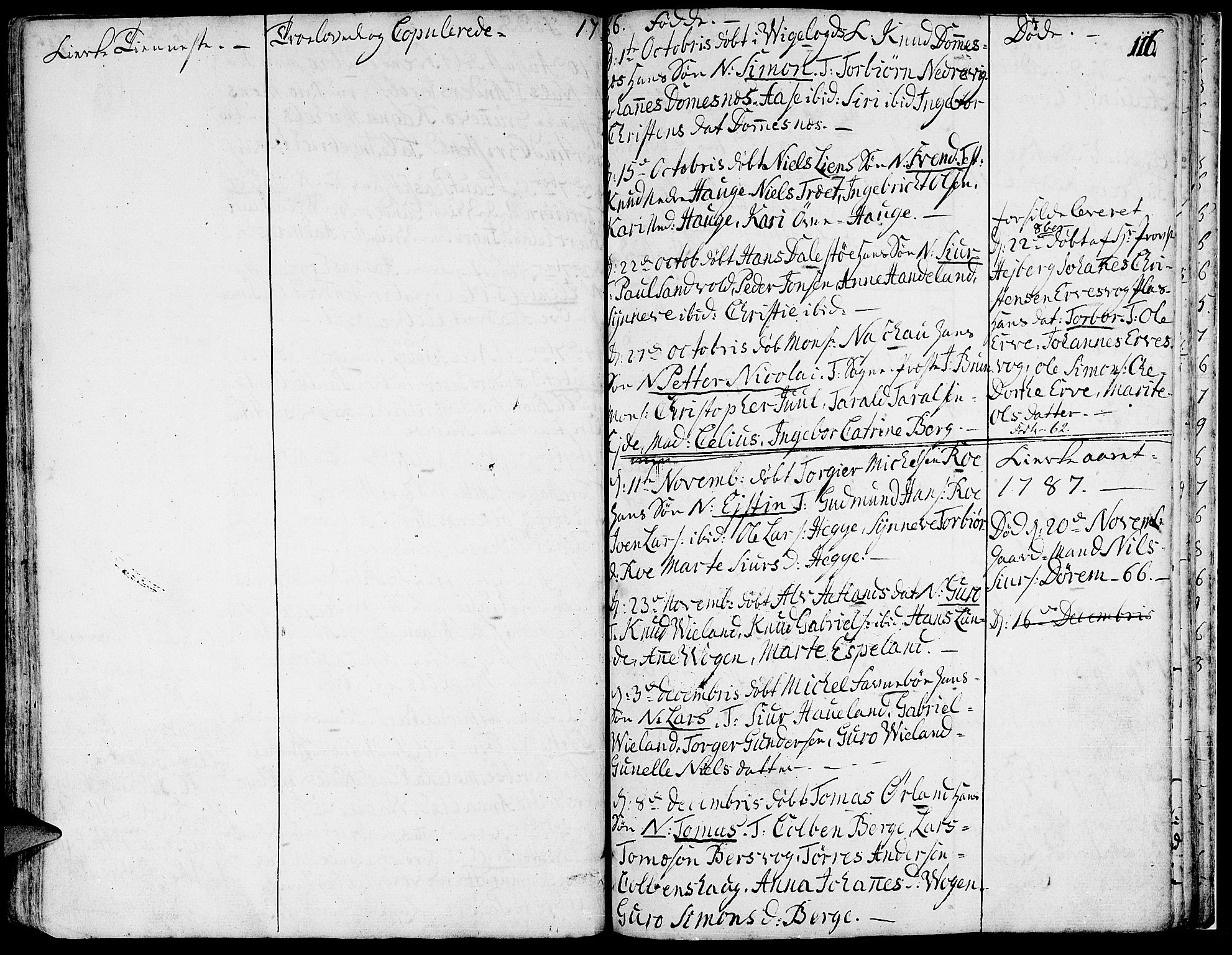 Fjelberg sokneprestembete, AV/SAB-A-75201/H/Haa: Parish register (official) no. A 2, 1760-1788, p. 116