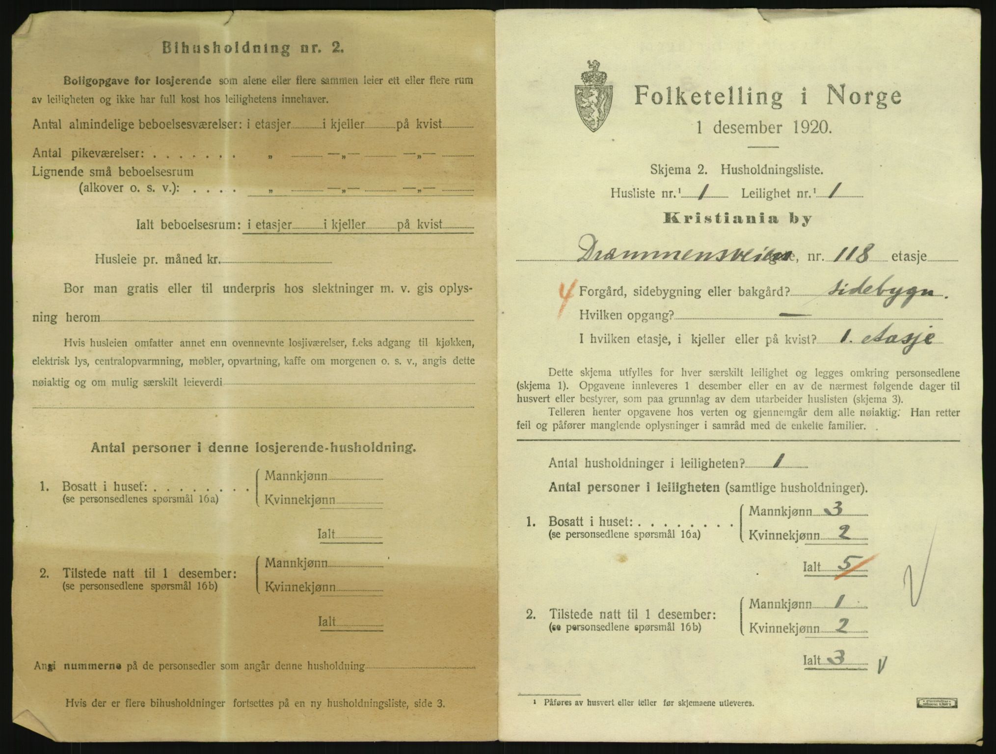 SAO, 1920 census for Kristiania, 1920, p. 16849