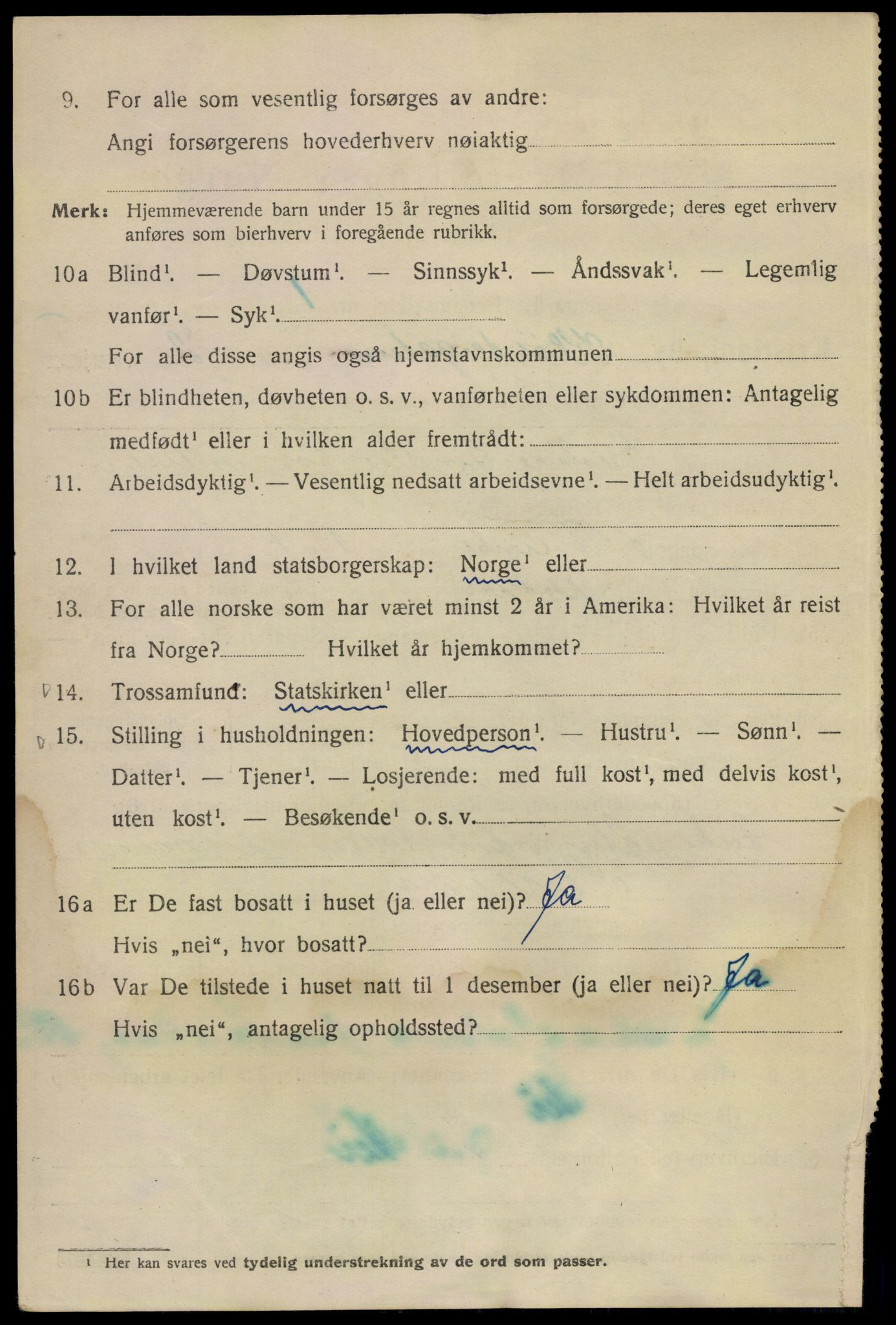 SAO, 1920 census for Kristiania, 1920, p. 344976