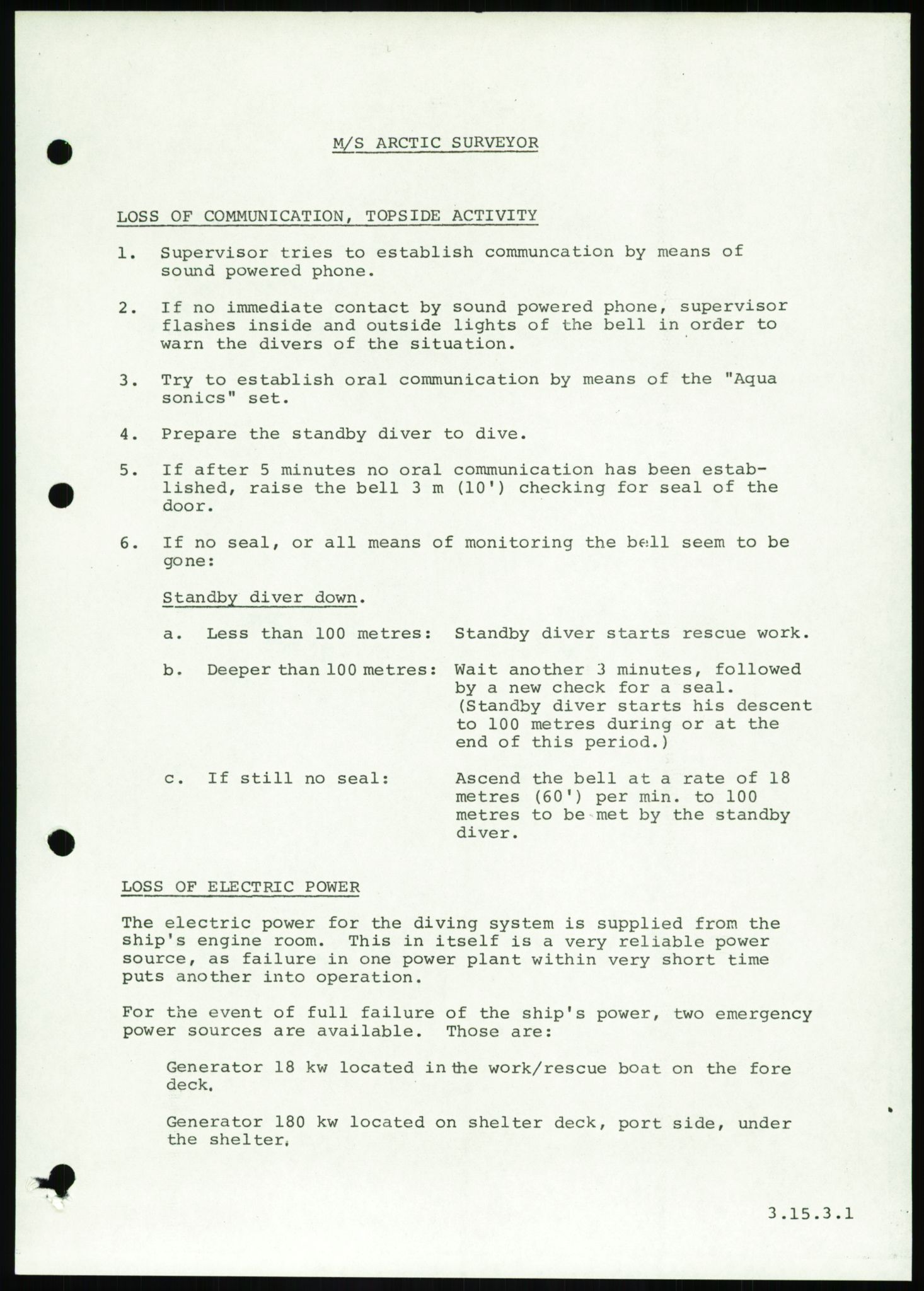 Justisdepartementet, Granskningskommisjonen ved Alexander Kielland-ulykken 27.3.1980, AV/RA-S-1165/D/L0016: O Beredskapsplaner (Doku.liste + O1-O3 av 3), 1980-1981, p. 201
