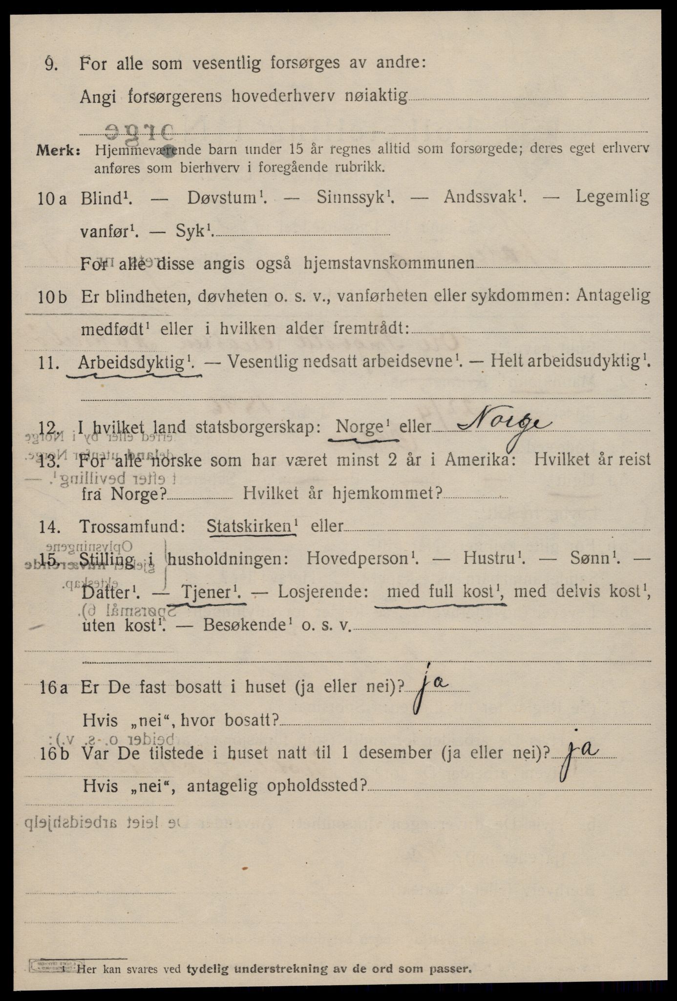 SAT, 1920 census for Ålesund, 1920, p. 24701