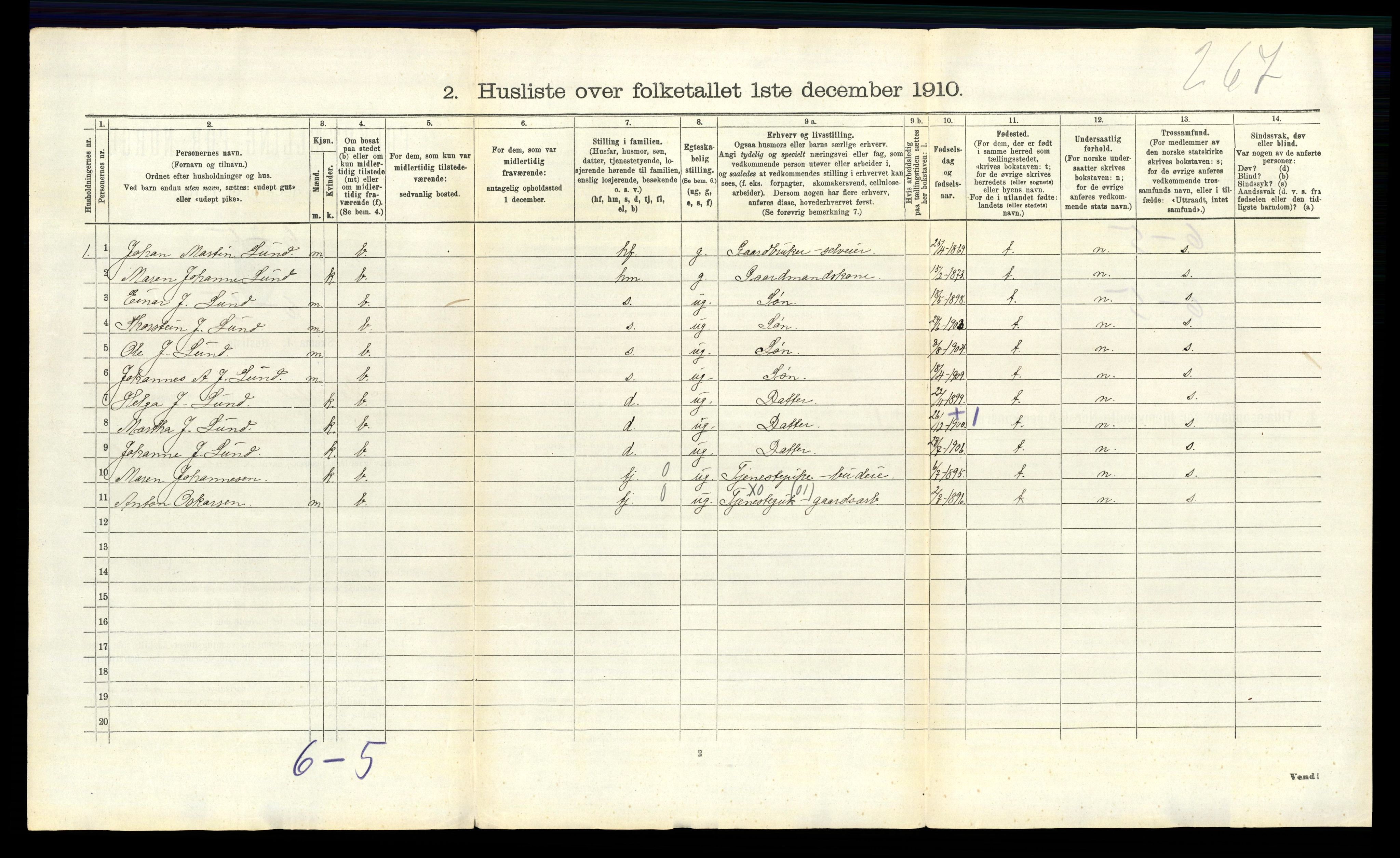 RA, 1910 census for Rakkestad, 1910, p. 748