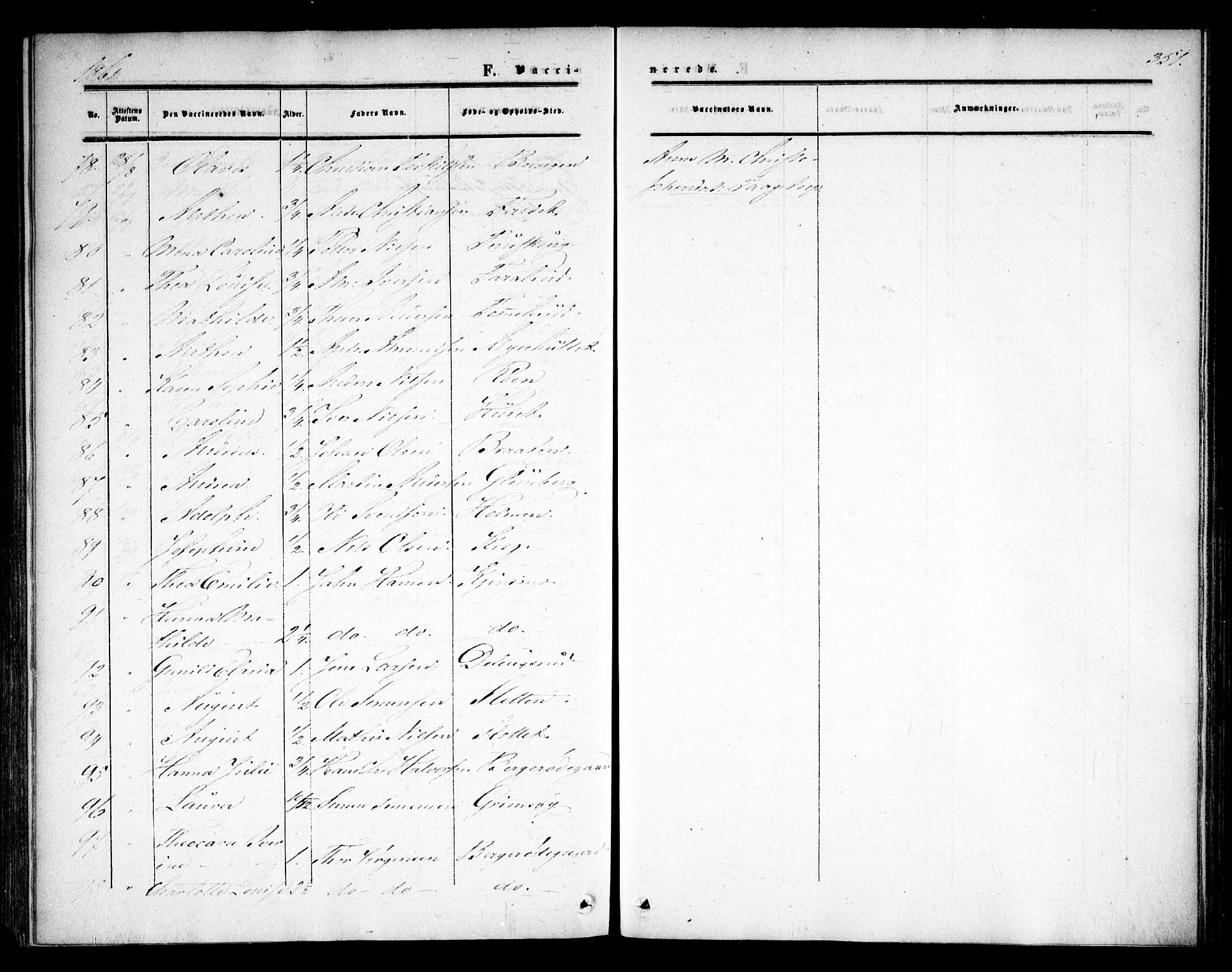 Rødenes prestekontor Kirkebøker, SAO/A-2005/F/Fa/L0007: Parish register (official) no. I 7, 1860-1869, p. 351