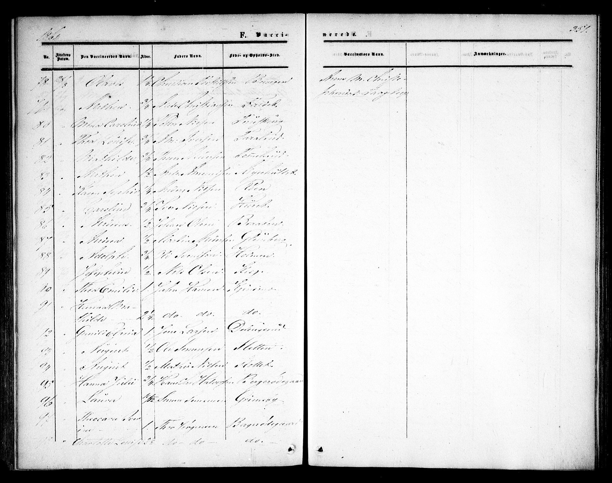 Rødenes prestekontor Kirkebøker, AV/SAO-A-2005/F/Fa/L0007: Parish register (official) no. I 7, 1860-1869, p. 351