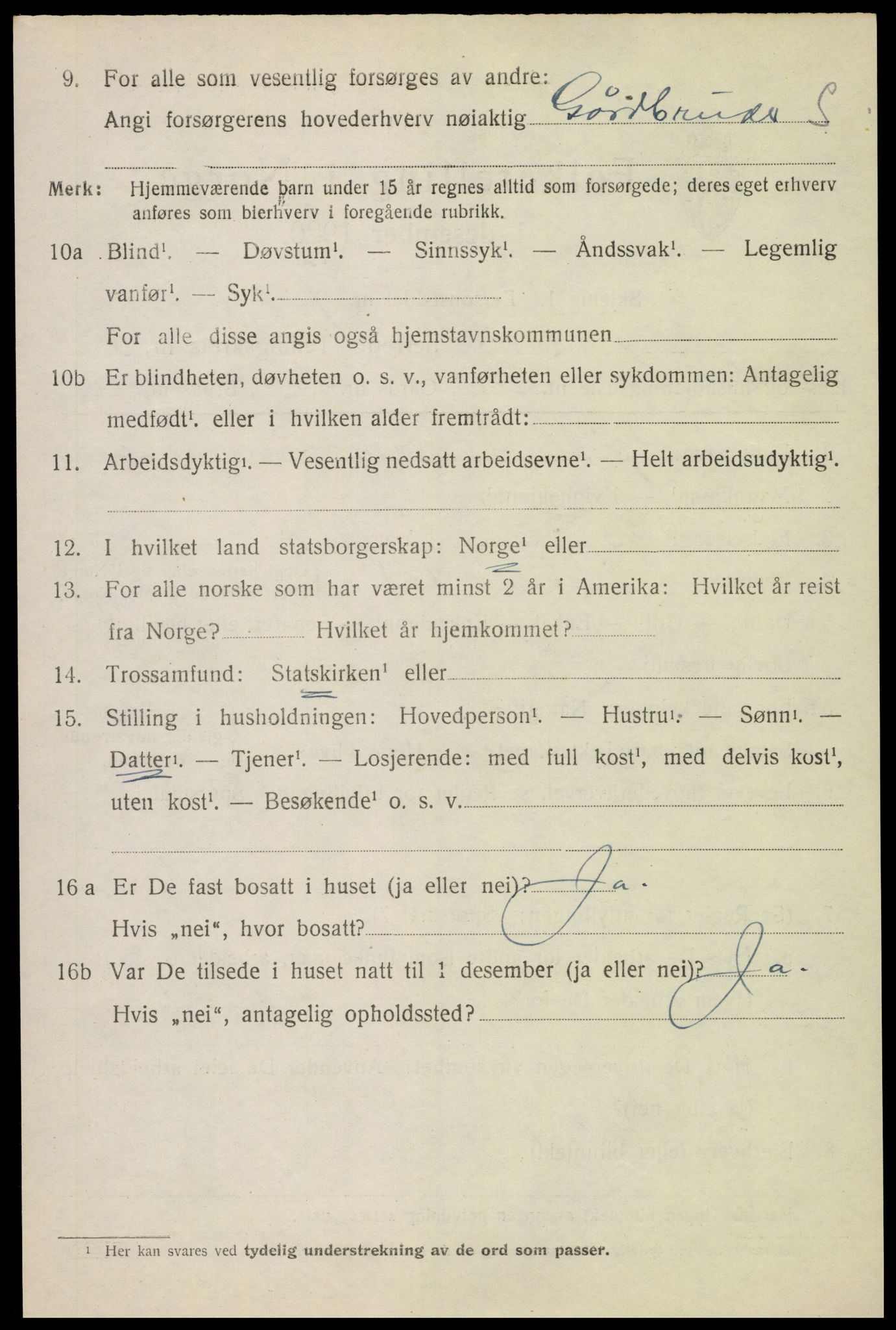 SAH, 1920 census for Nes (Hedmark), 1920, p. 7347