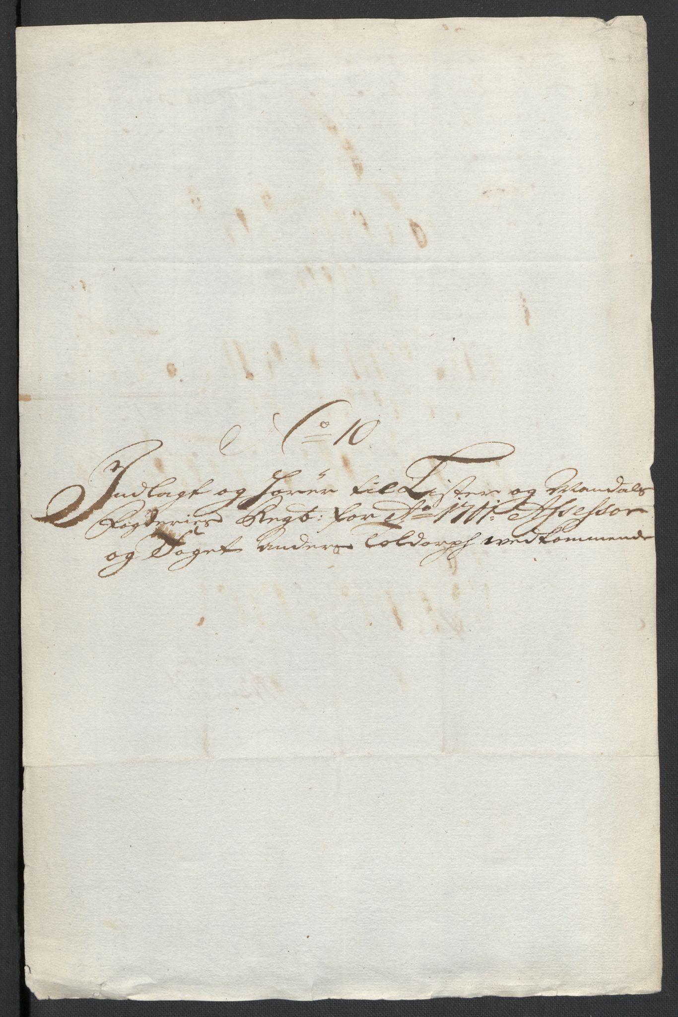 Rentekammeret inntil 1814, Reviderte regnskaper, Fogderegnskap, AV/RA-EA-4092/R43/L2549: Fogderegnskap Lista og Mandal, 1701-1702, p. 283