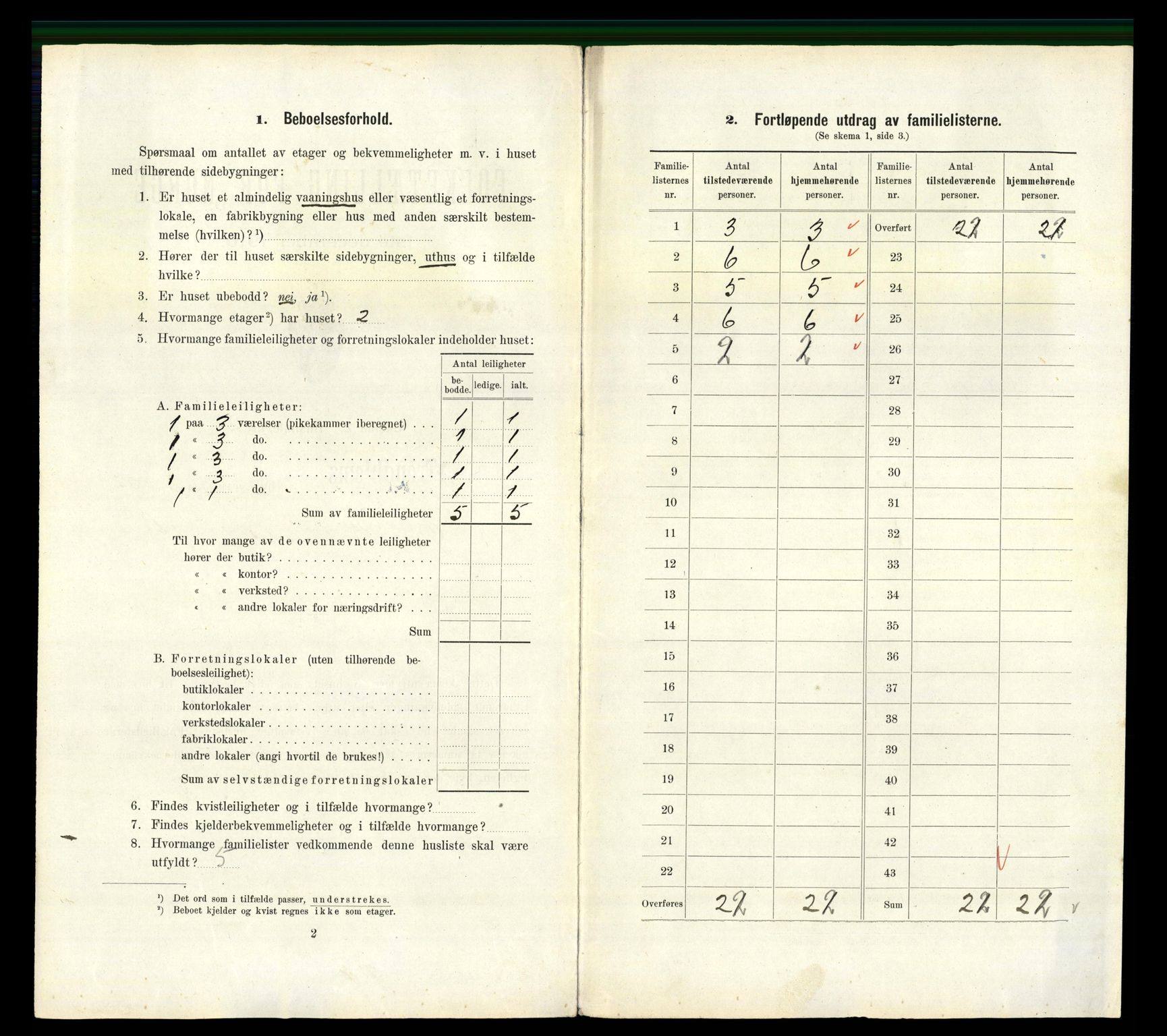 RA, 1910 census for Trondheim, 1910, p. 13666