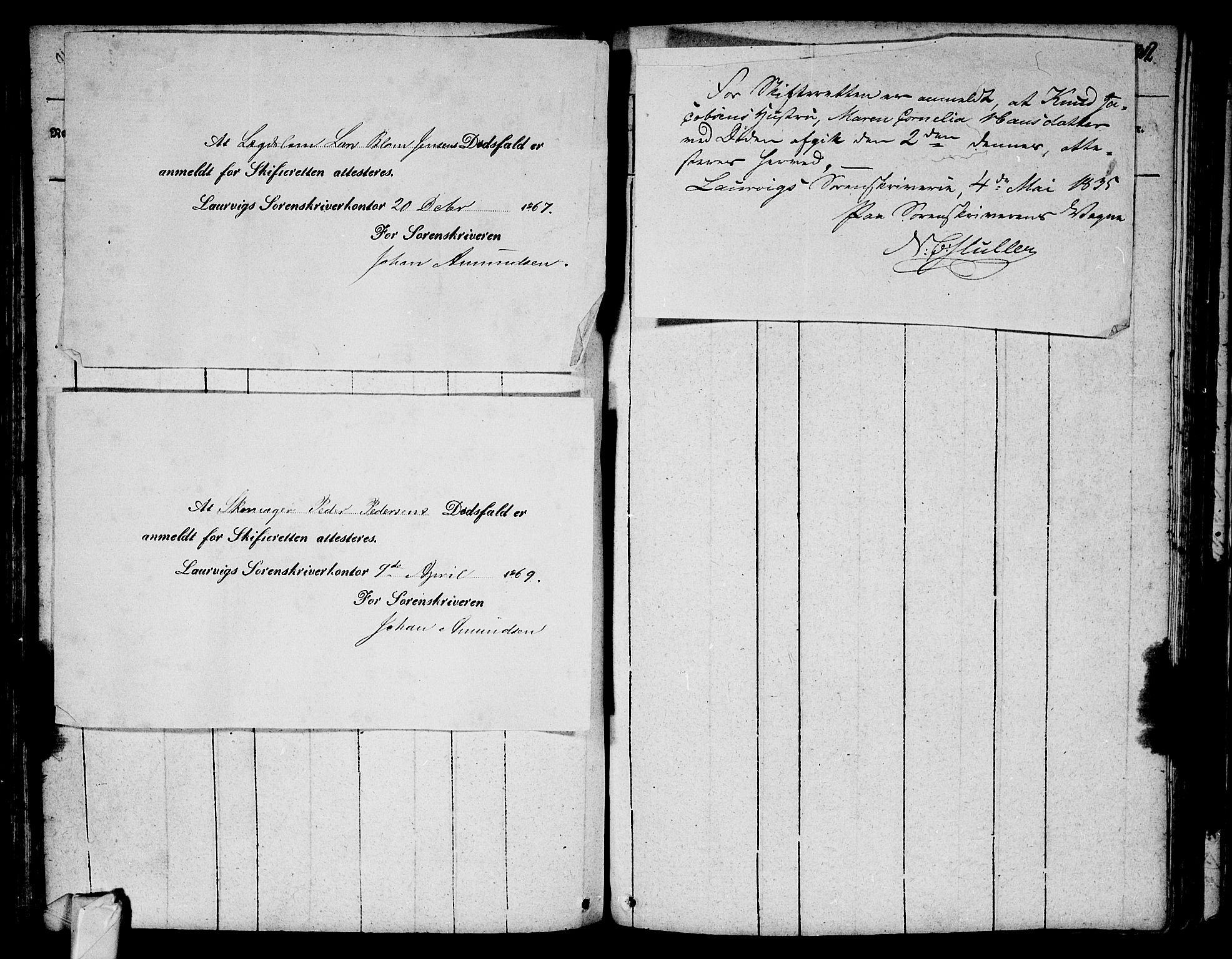Stavern kirkebøker, SAKO/A-318/F/Fa/L0006: Parish register (official) no. 6, 1816-1839, p. 291