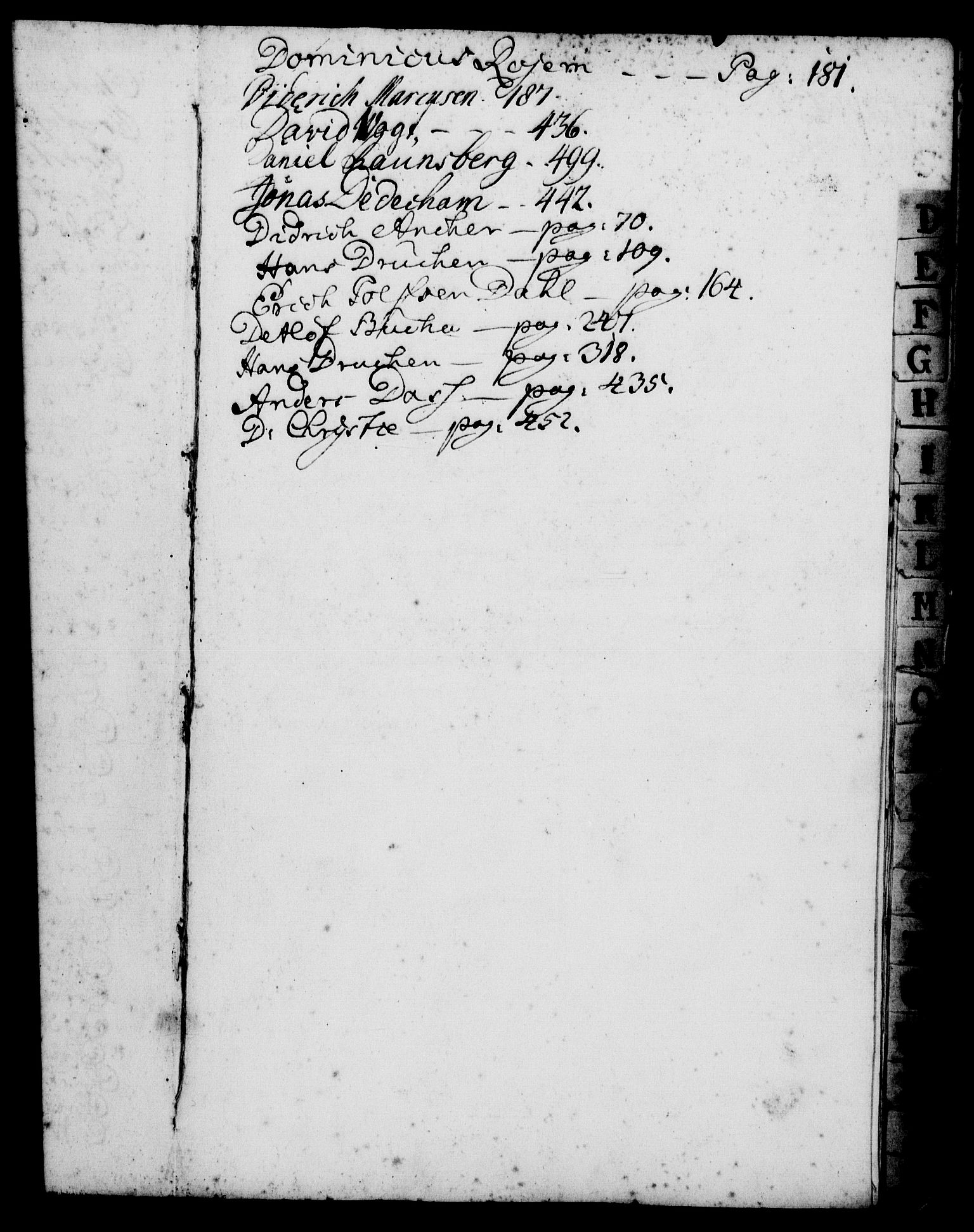 Rentekammeret, Kammerkanselliet, AV/RA-EA-3111/G/Gh/Ghd/L0001: Kausjonsprotokoll med register (merket RK 53.39), 1719-1725